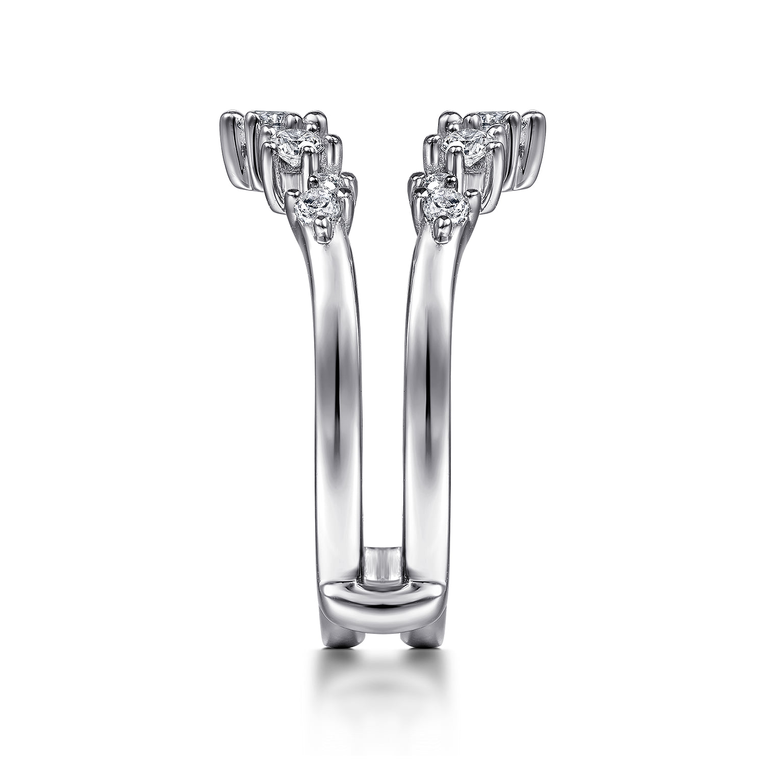 Diamond Ring Enhancer in 14K White Gold, photograph 4