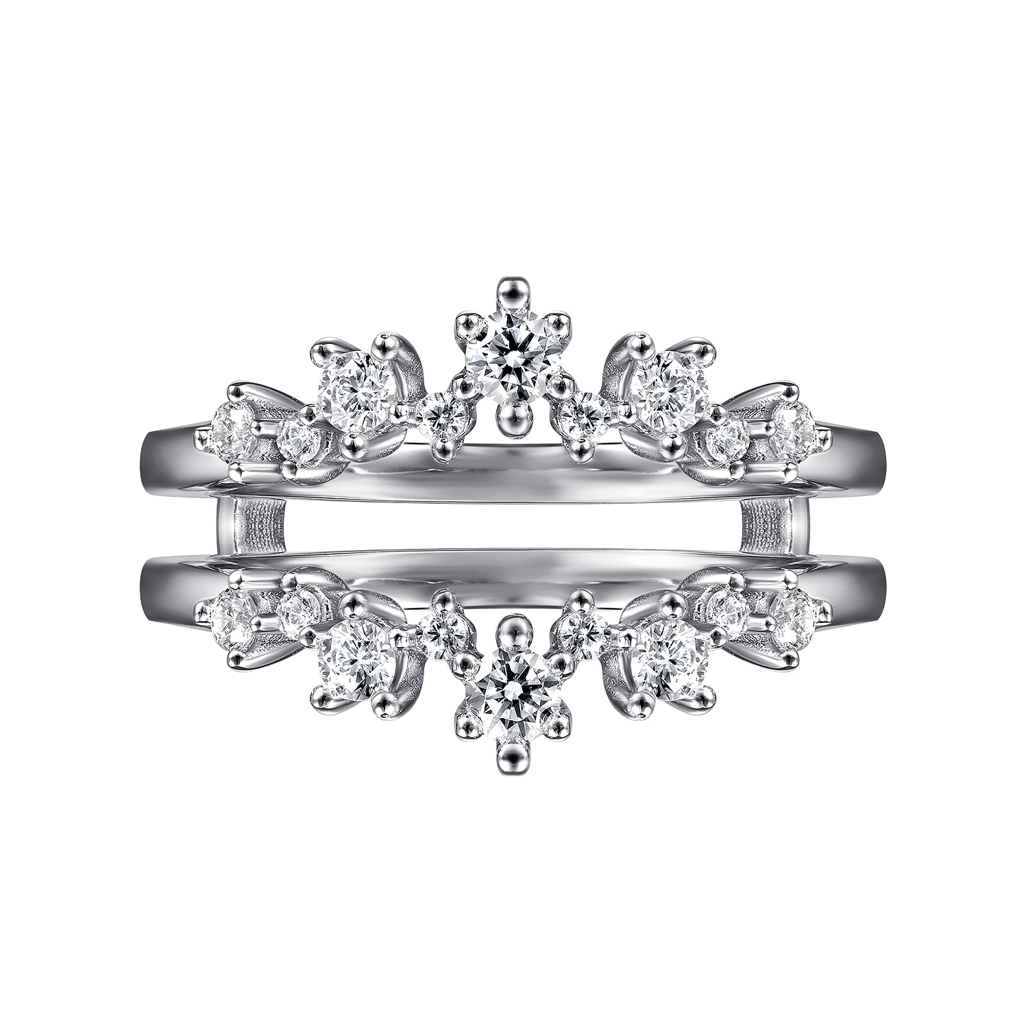 Diamond Ring Enhancer in 14K White Gold, photograph 6