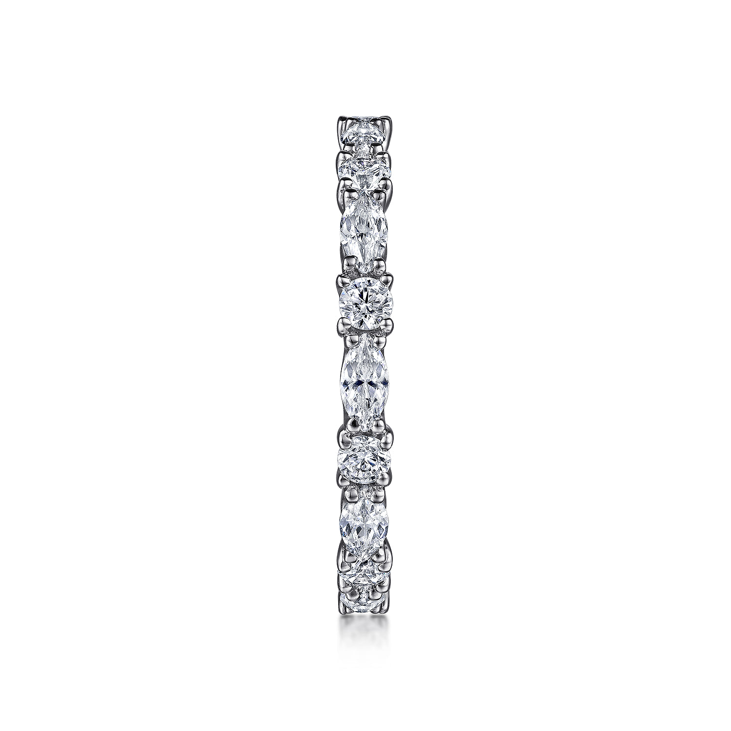 Diamond Eternity Band in 14K White Gold, photograph 4