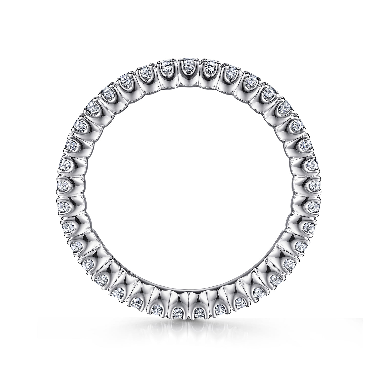 Diamond Eternity Band in 14K White Gold, photograph 2