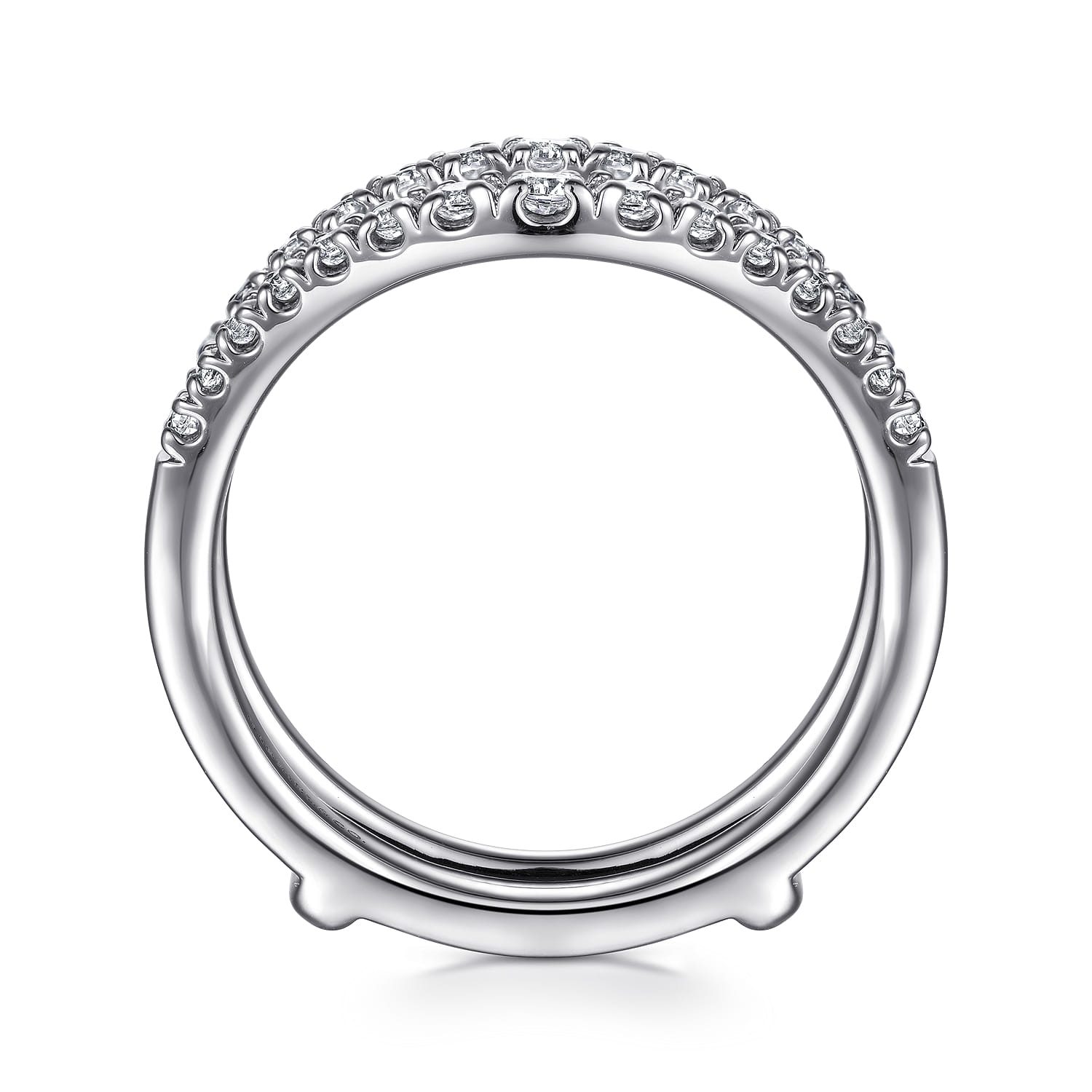 Diamond Ring Enhancer in 14K White Gold, photograph 2