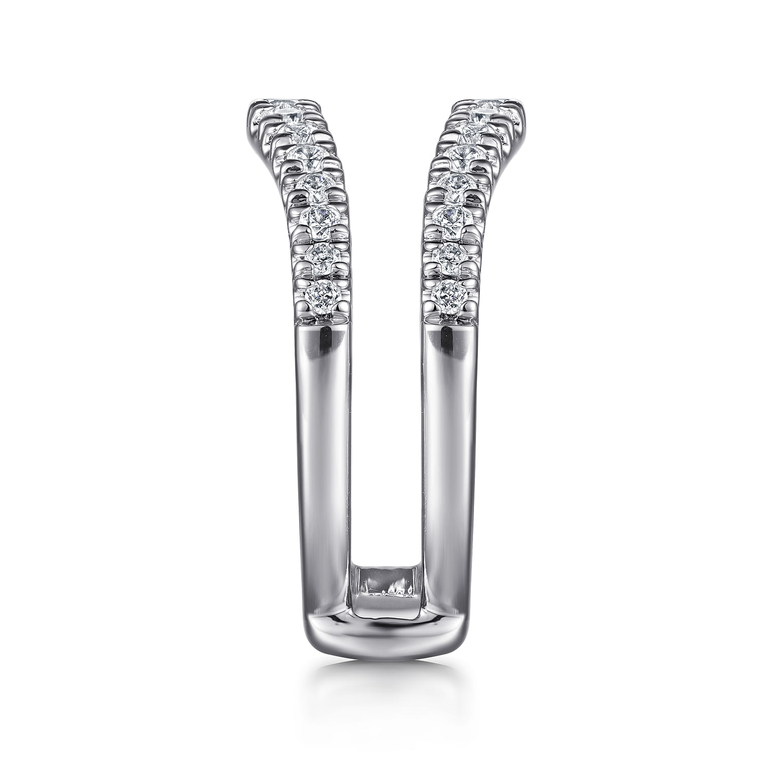 Diamond Ring Enhancer in 14K White Gold, photograph 4