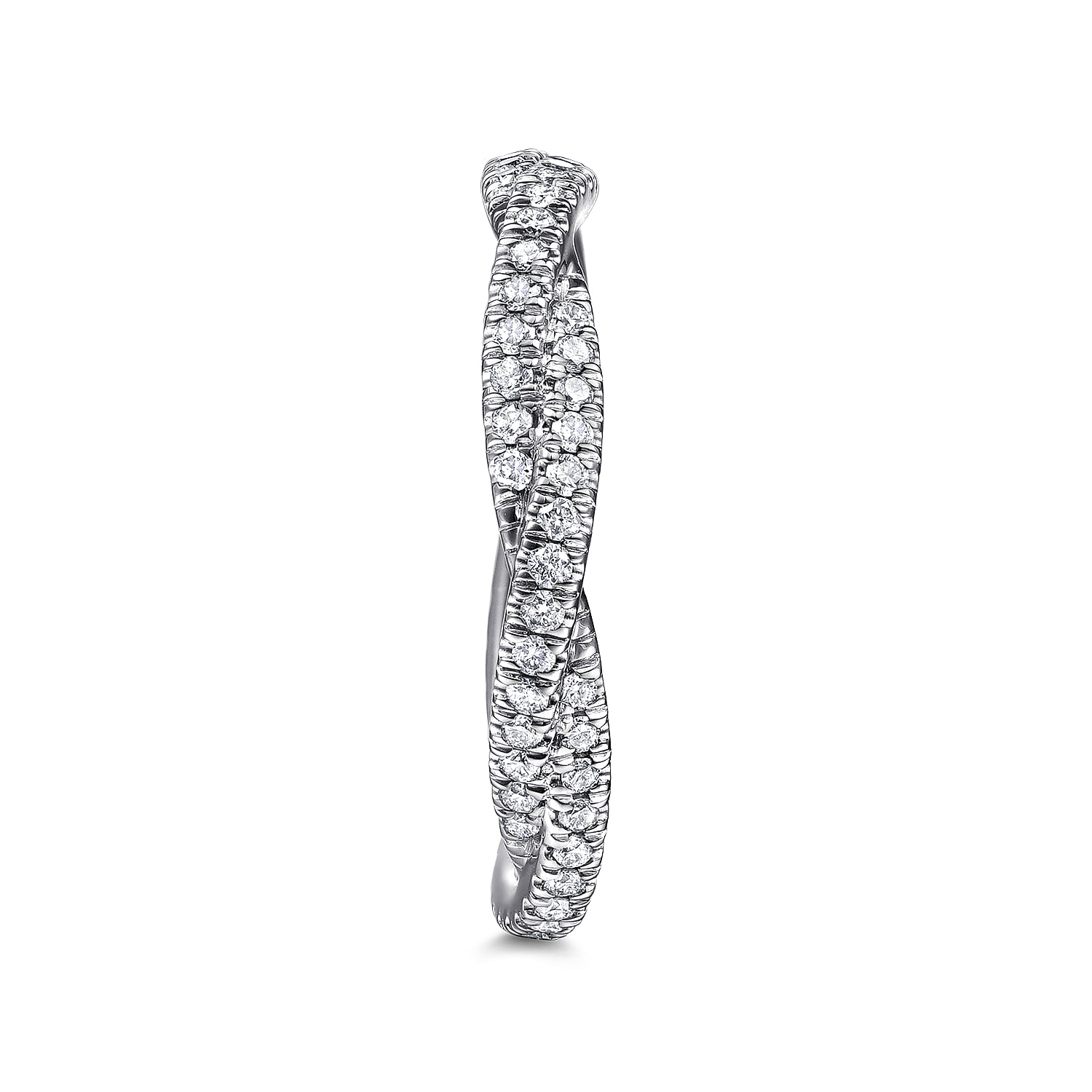 Diamond Eternity Band in 14K White Gold, photograph 4