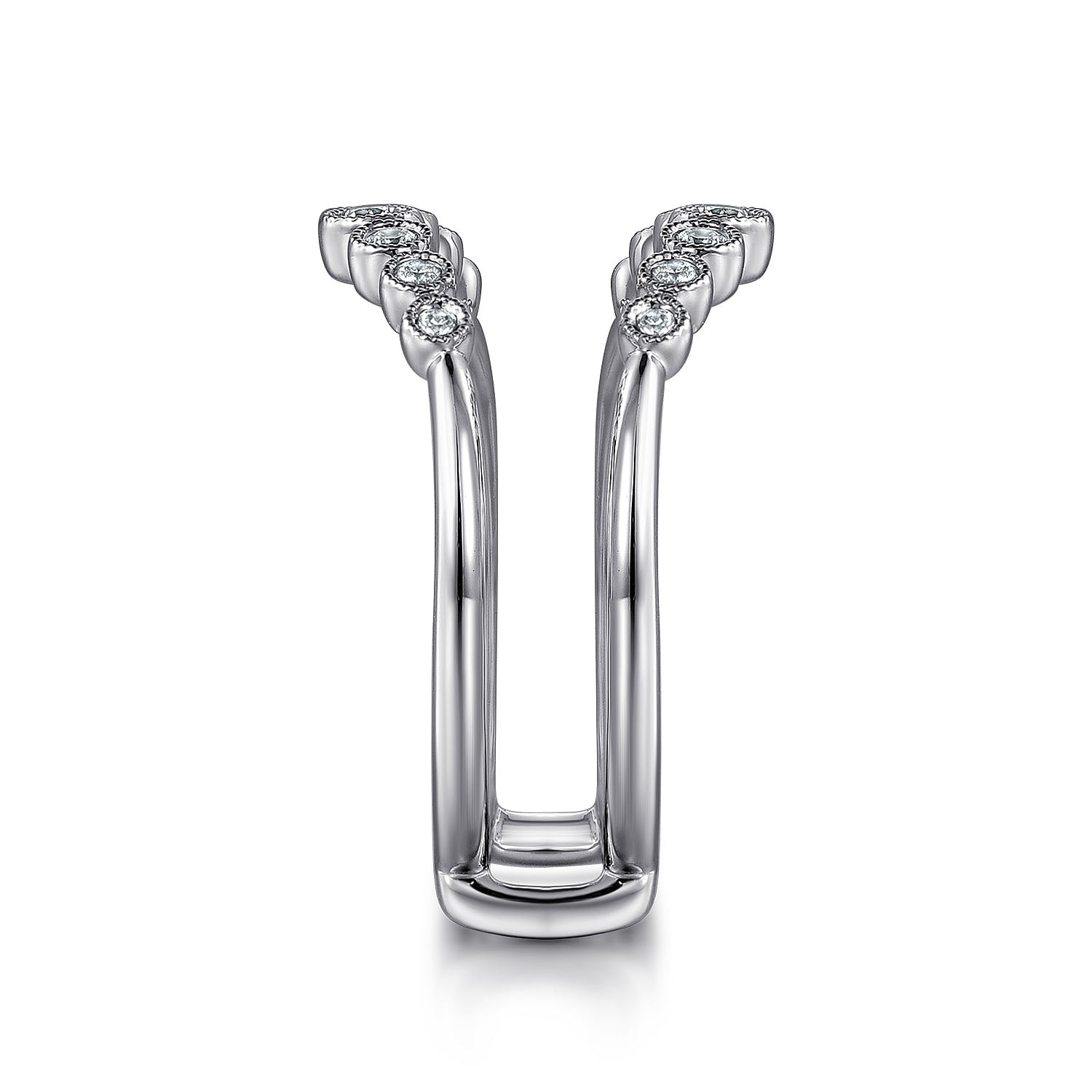 Diamond Anniversary Band in 14K White Gold, photograph 4