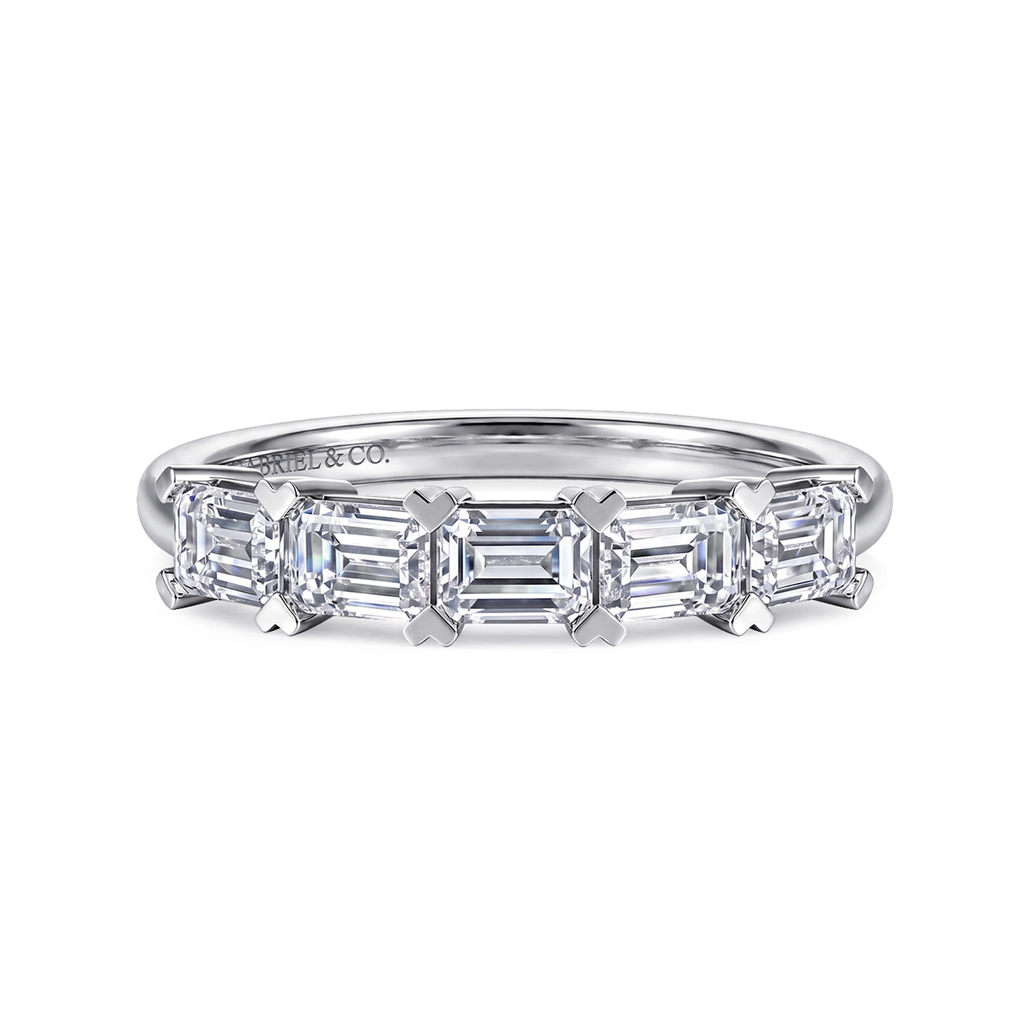 Diamond Anniversary Band in 14K White Gold