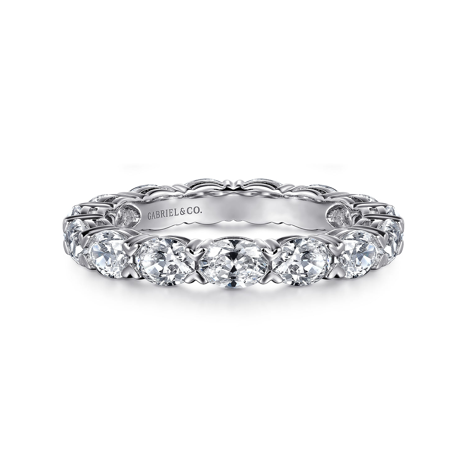 East West Diamond Eternity Band