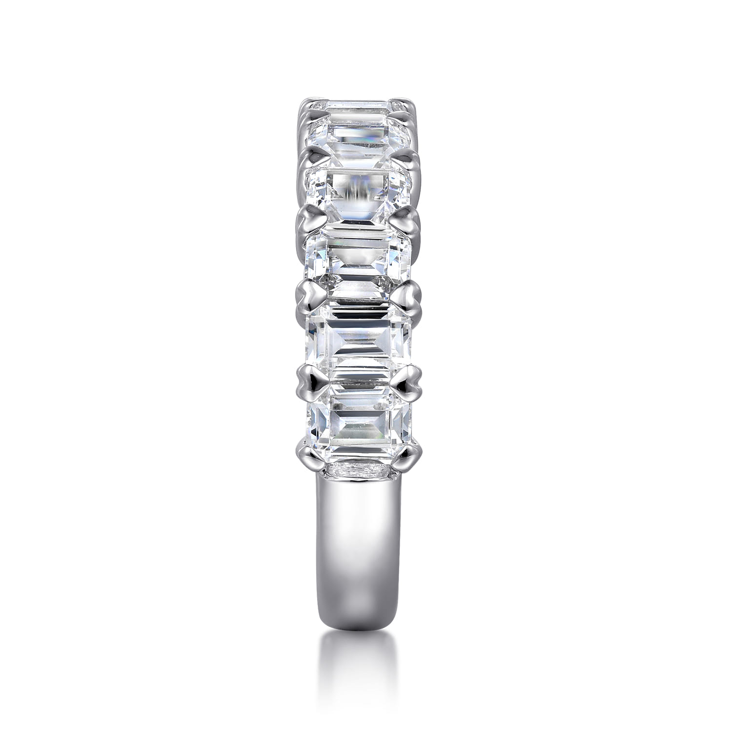 Diamond Anniversary Band in 14K White Gold, photograph 4