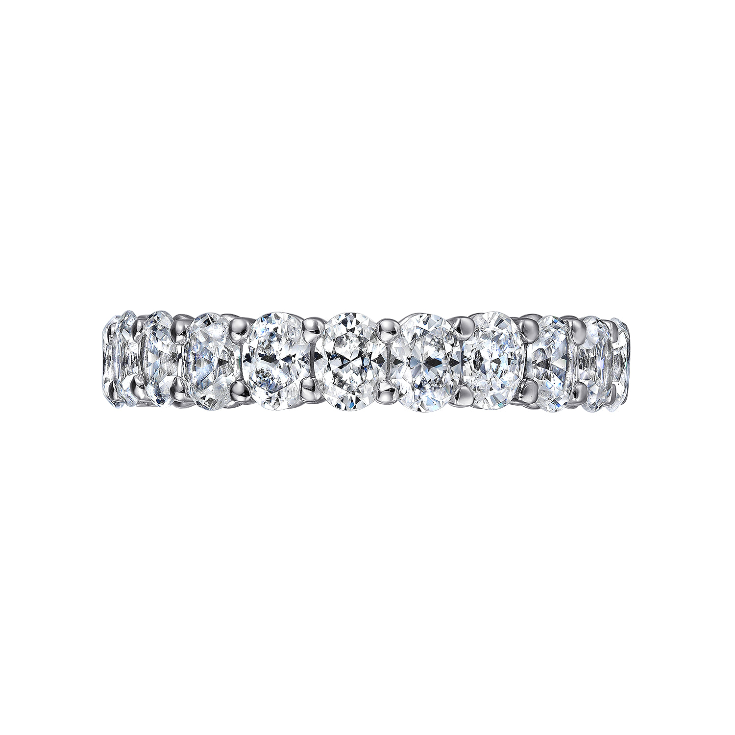 Diamond Eternity Band in 14K White Gold, photograph 6
