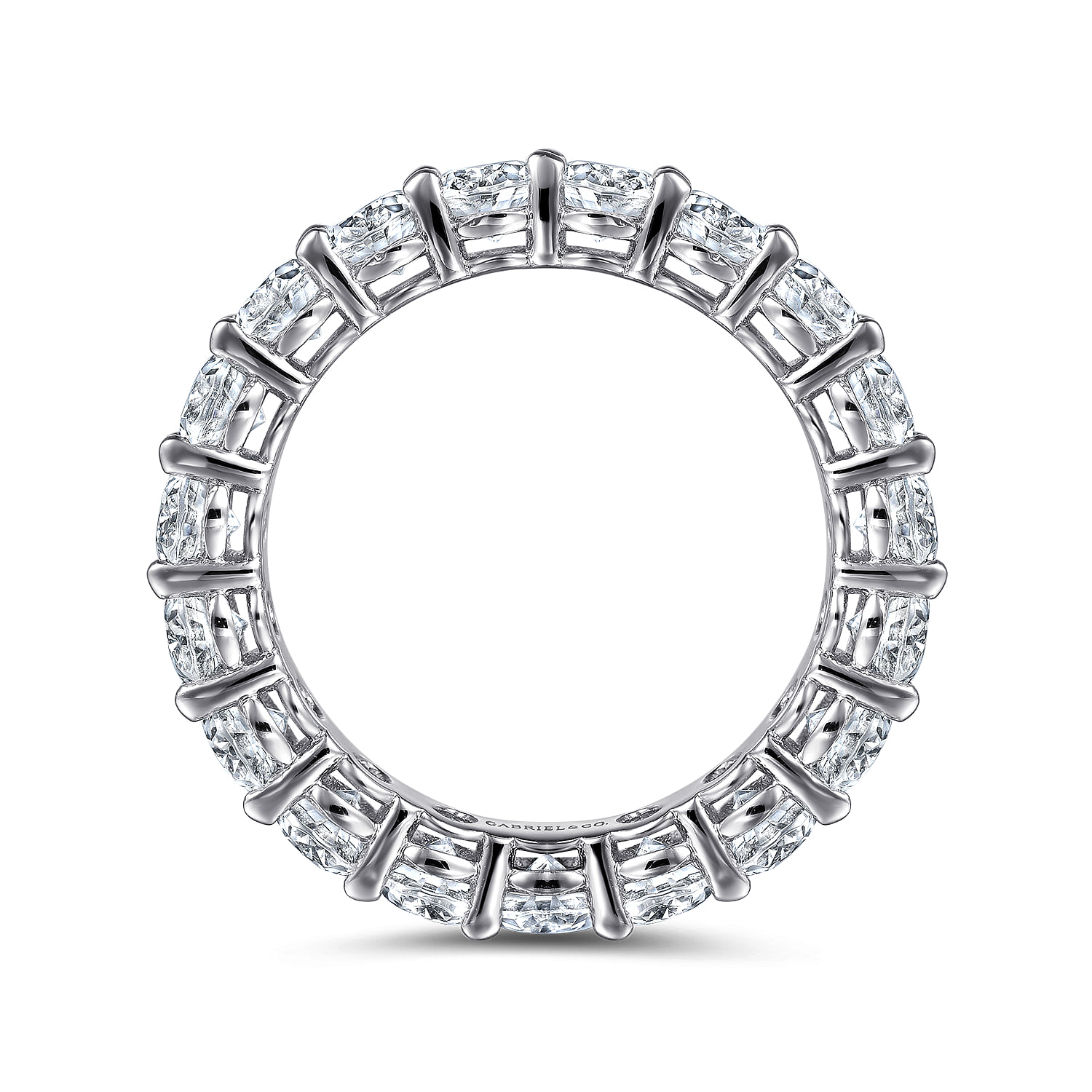 Diamond Eternity Band in 14K White Gold, photograph 2