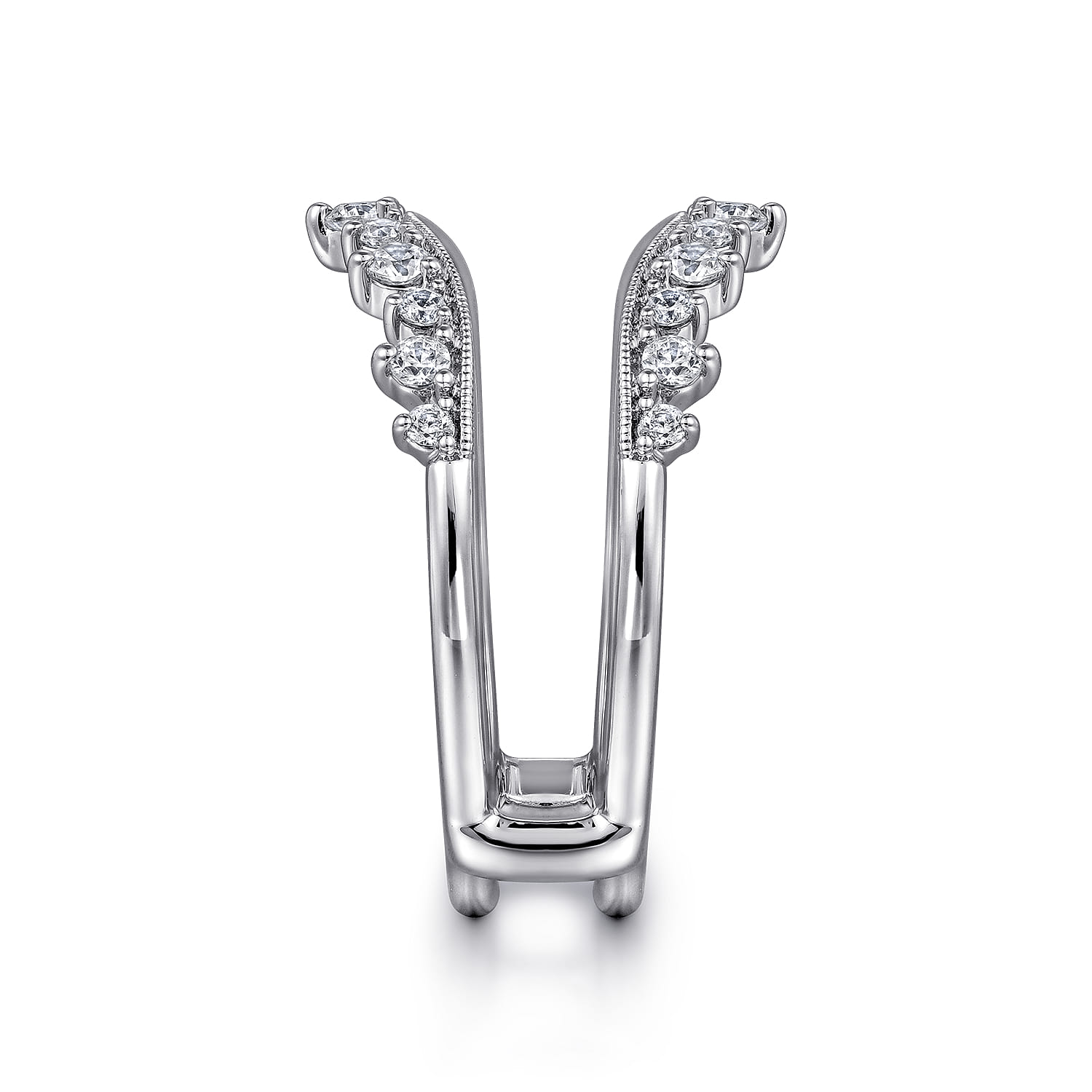 Diamond Ring Enhancer in 14K White Gold, photograph 4