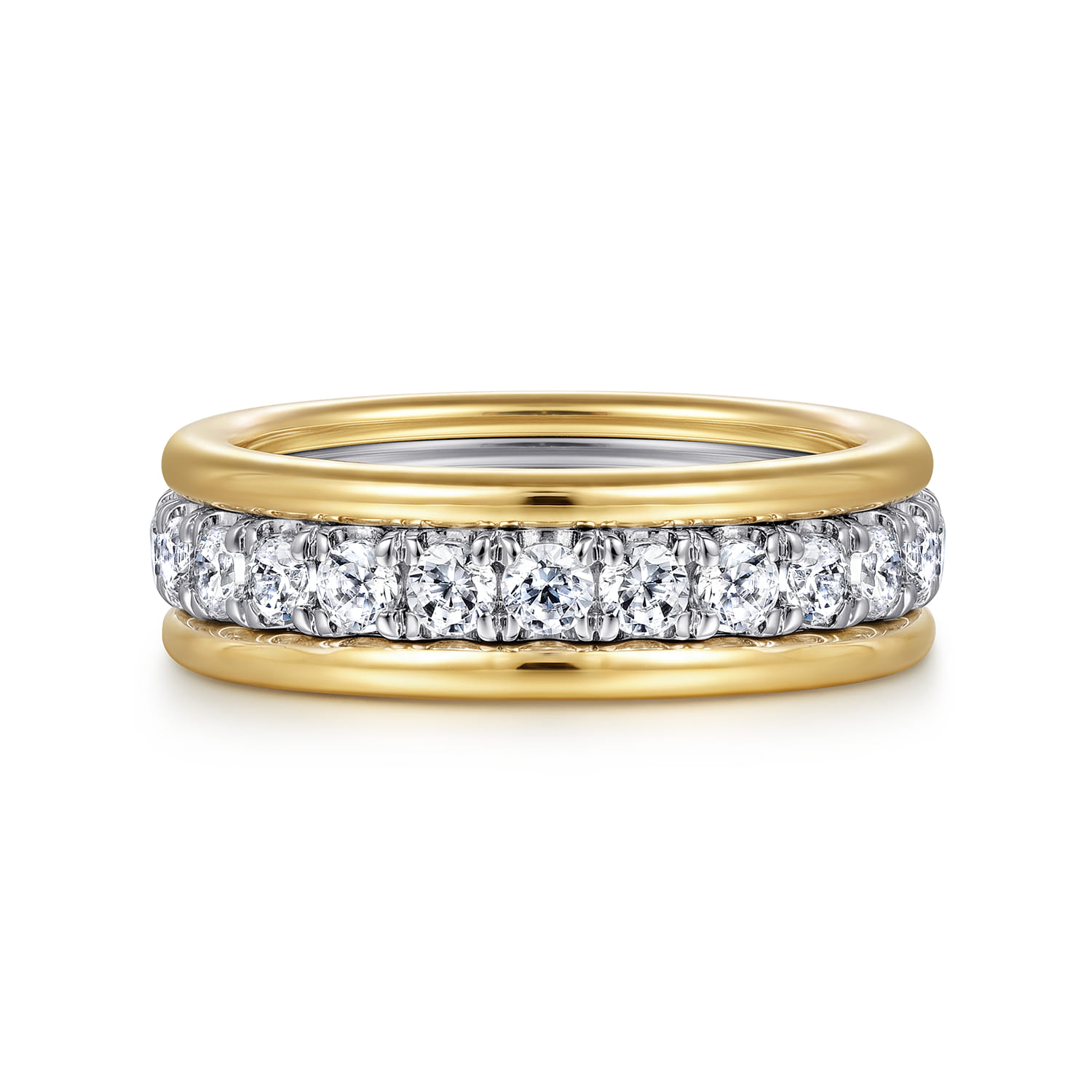 Wide Diamond Anniversary Band