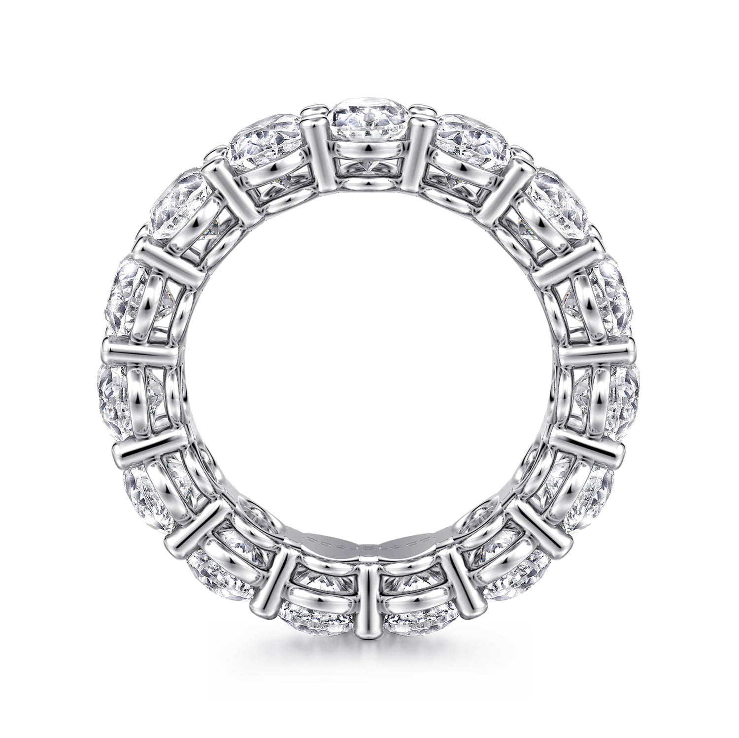 Diamond Eternity Band in 14K White Gold, photograph 2