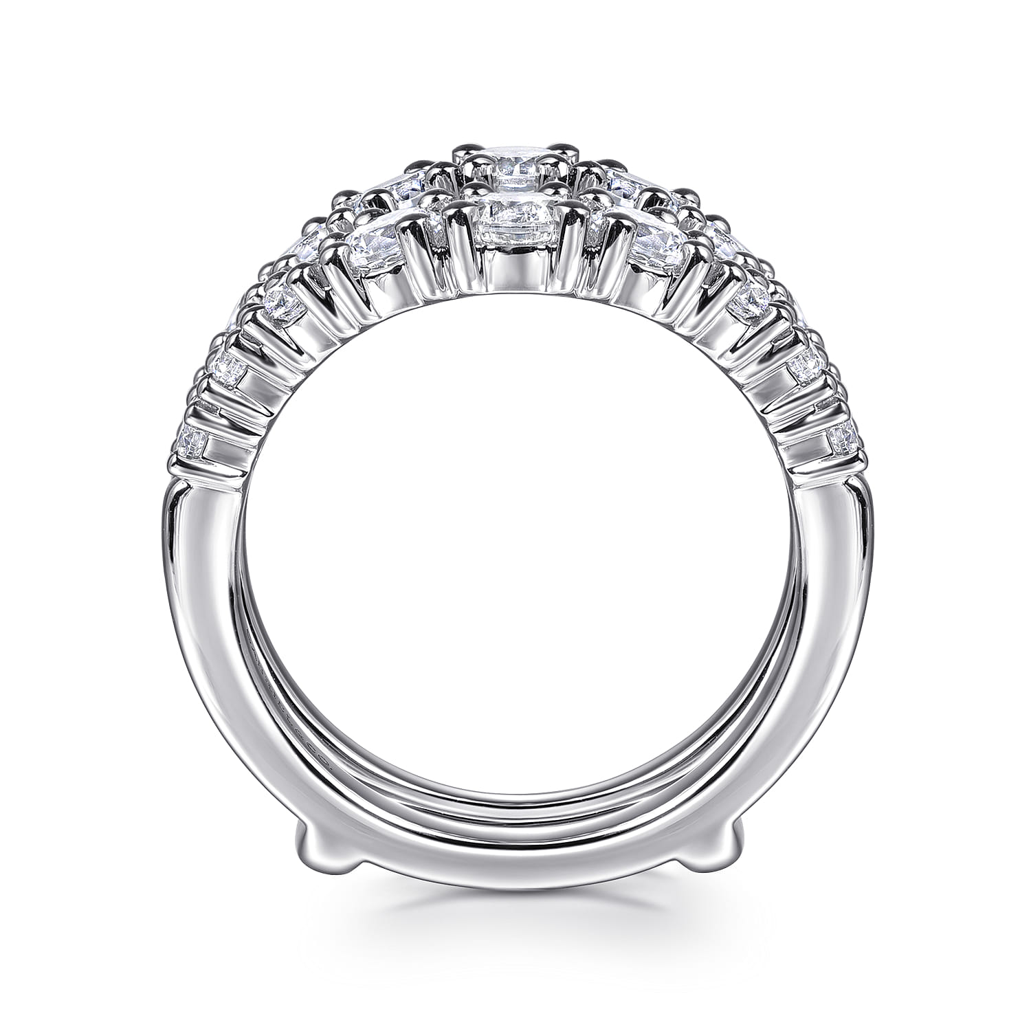 Diamond Ring Enhancer in 14K White Gold, photograph 2