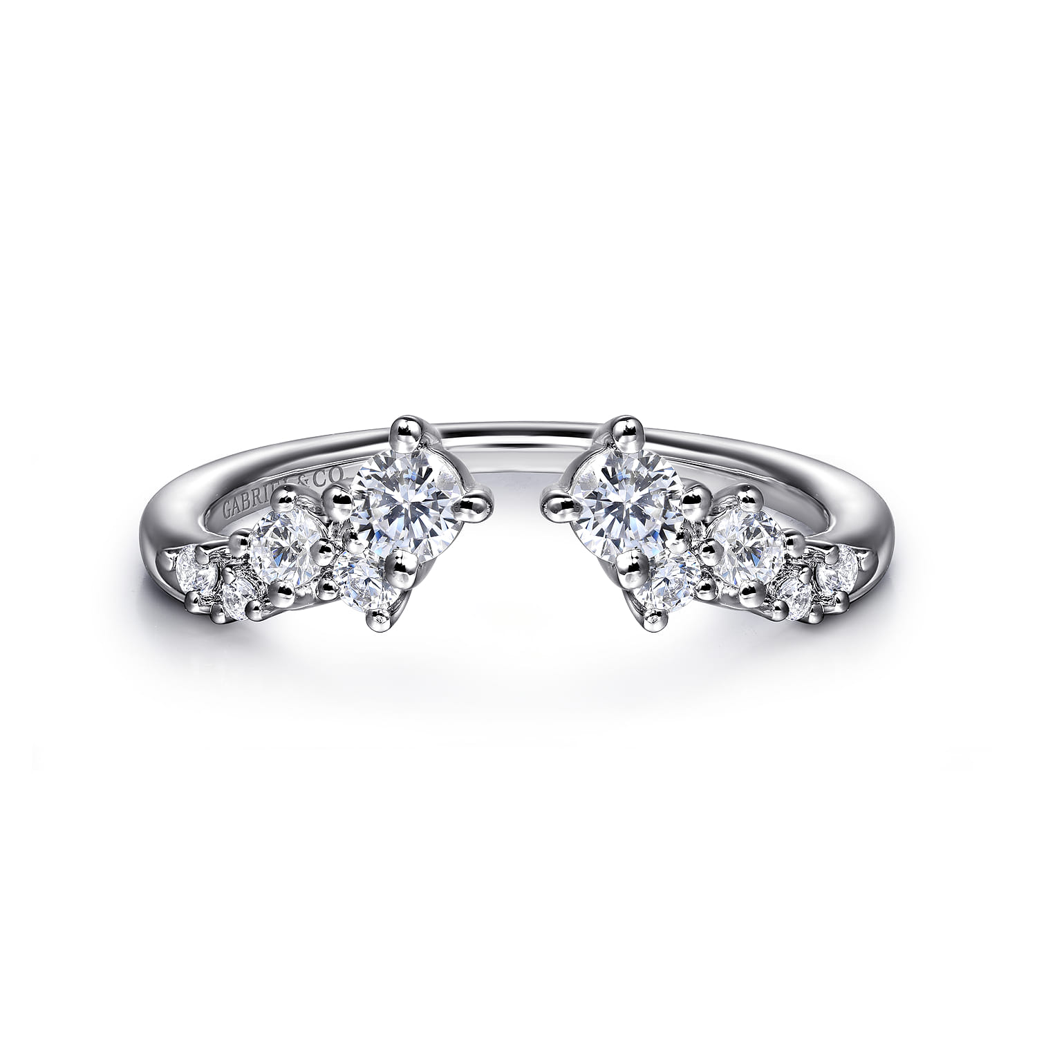 Open Diamond Anniversary Ring