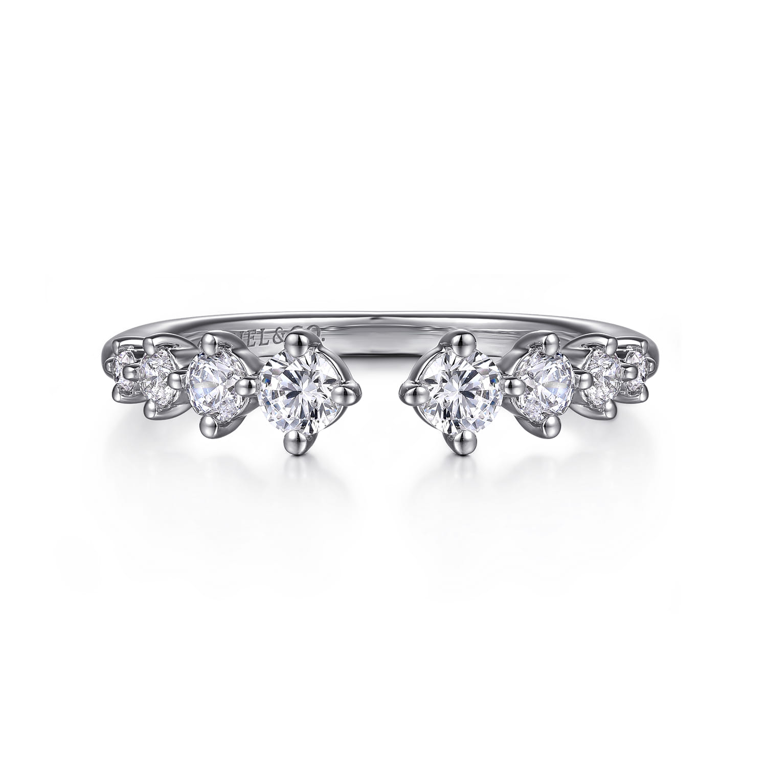 Open Diamond Anniversary Band