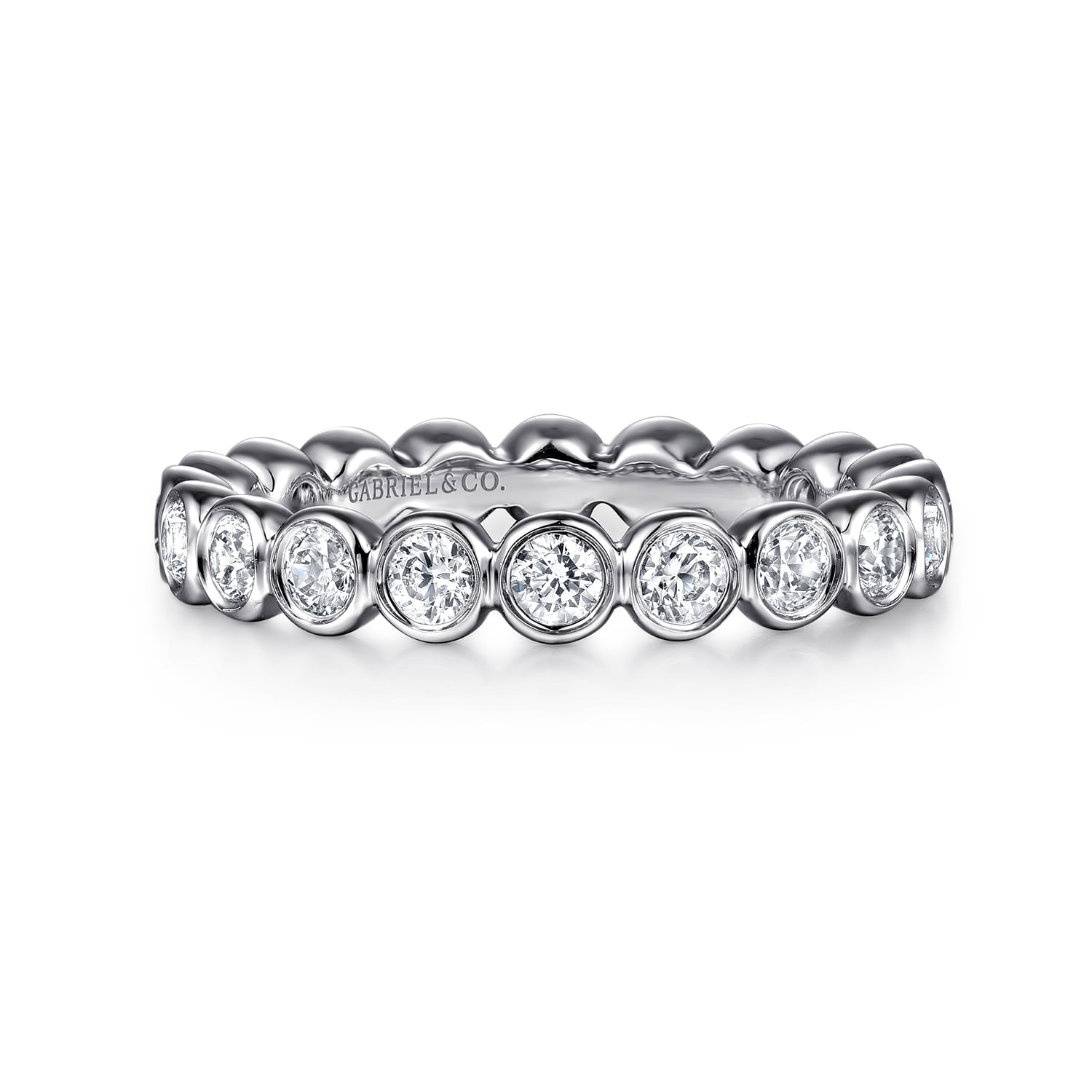 Bezel Diamond Eternity Band