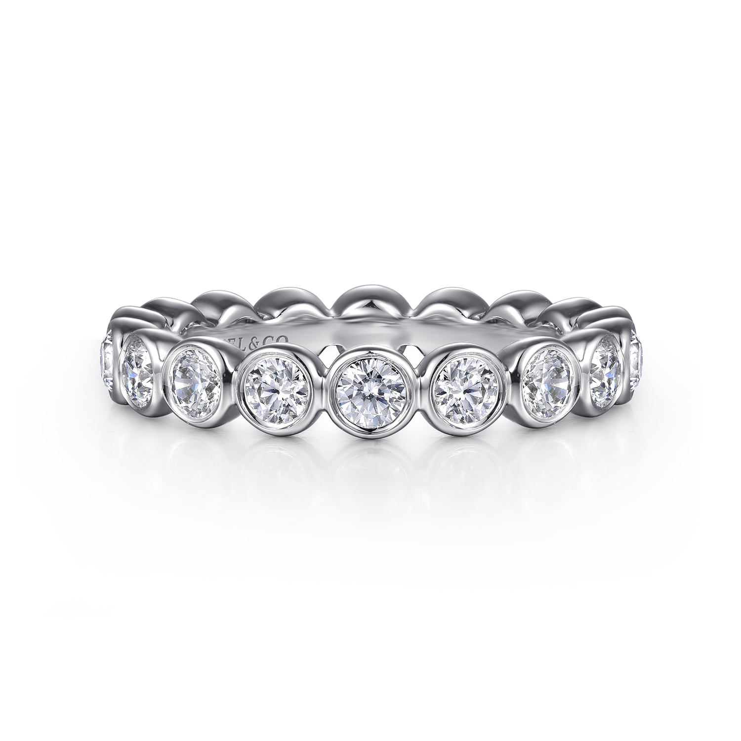 Bezel Diamond Eternity Band