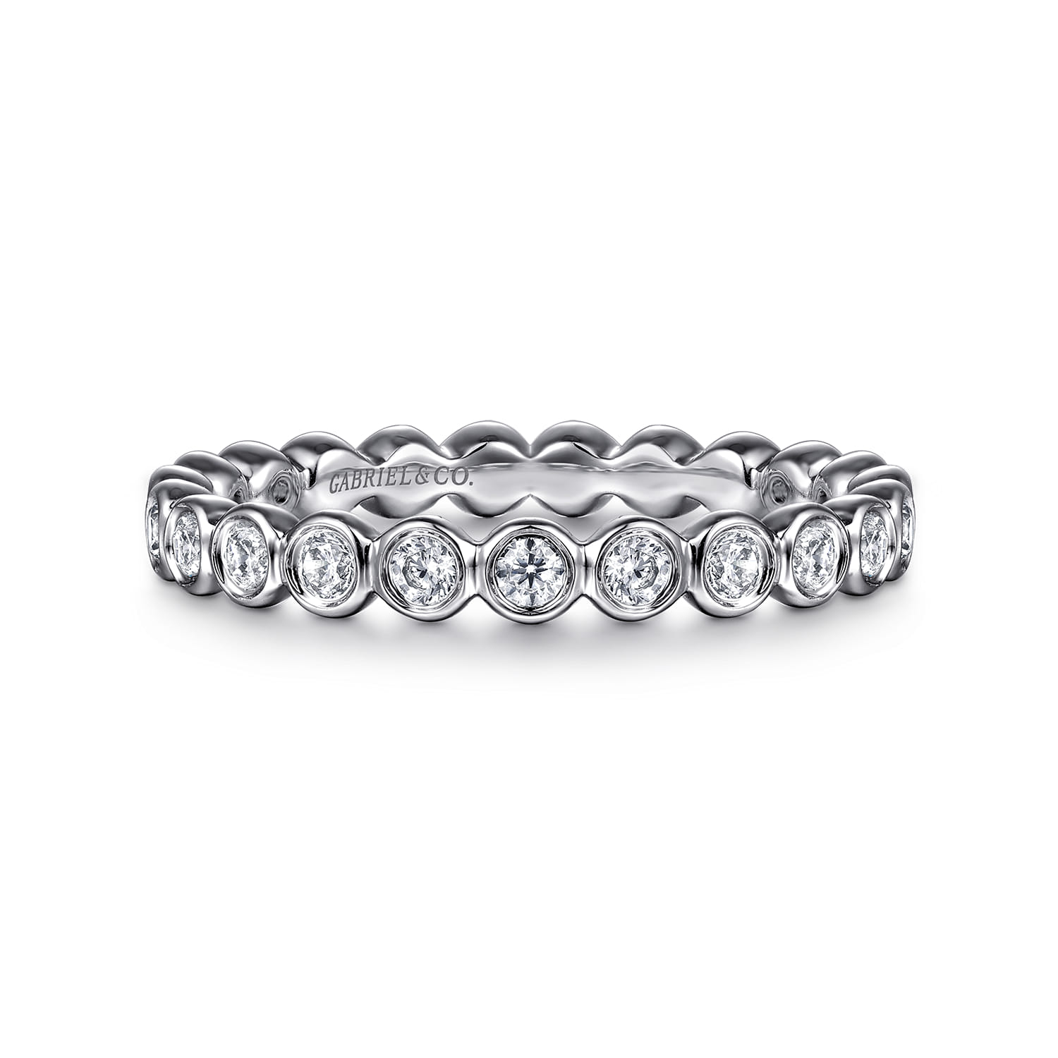 Bezel Diamond Eternity Band