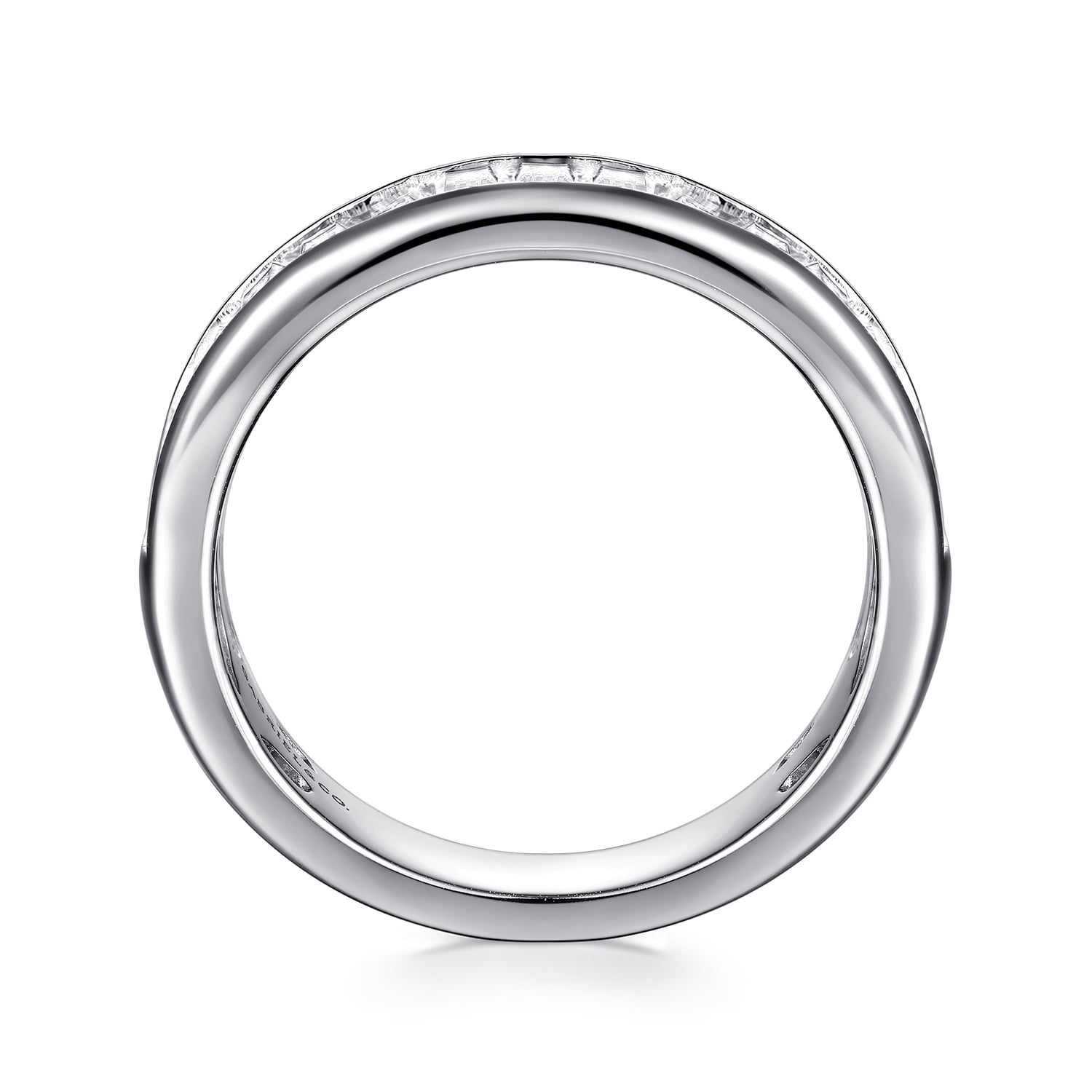 Diamond Anniversary Band in 14K White Gold, photograph 2