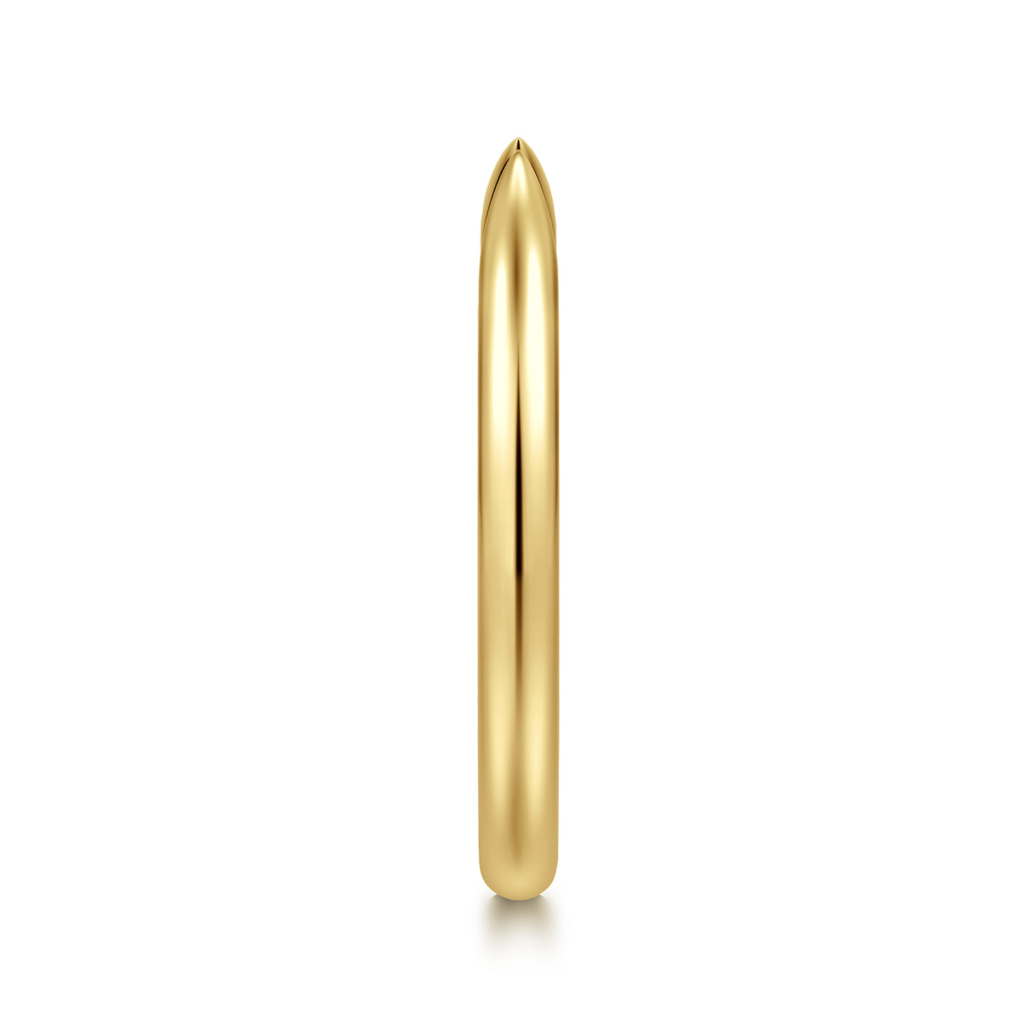 Thin Open Anniversary Band in 14K Yellow Gold, photograph 4