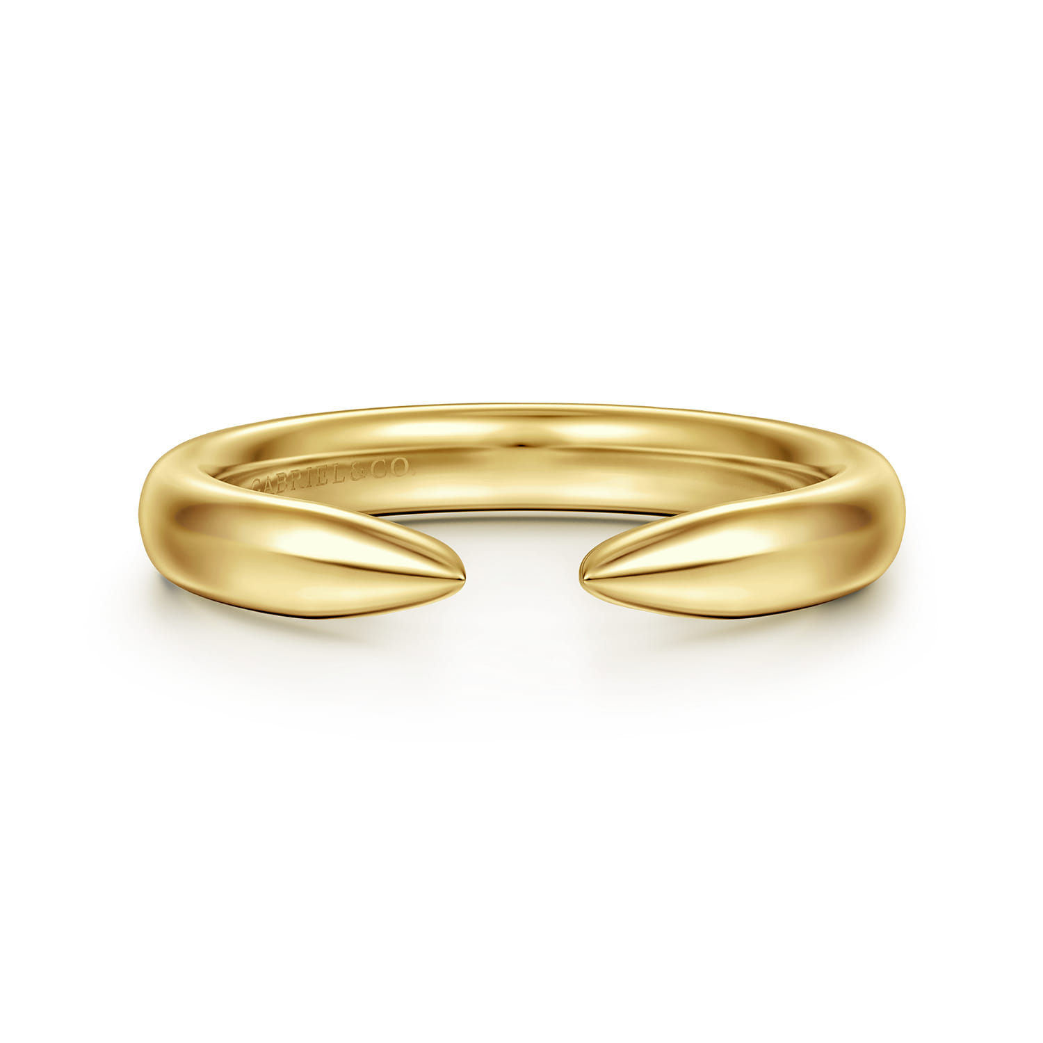 Open Anniversary Band in 14K Yellow Gold