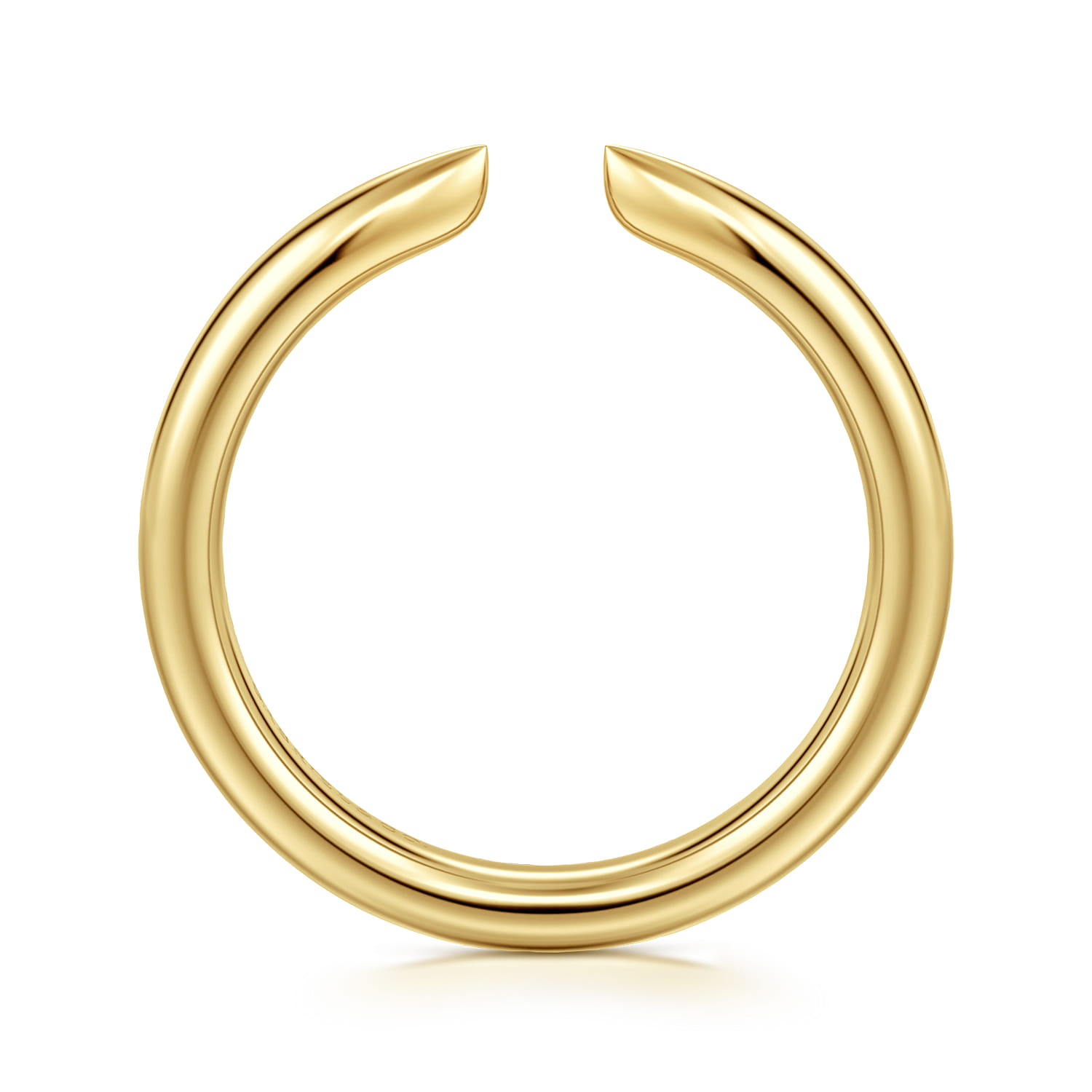 Open Anniversary Band in 14K Yellow Gold, photograph 2