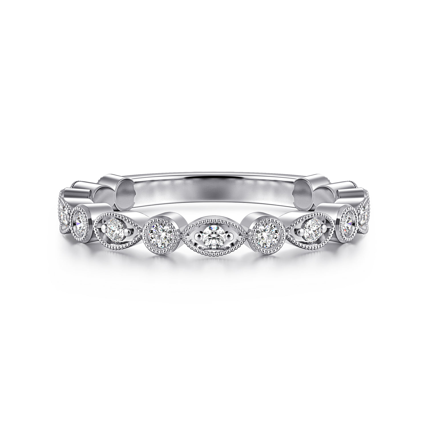 Vintage Inspired and Station Diamond Anniversary Band