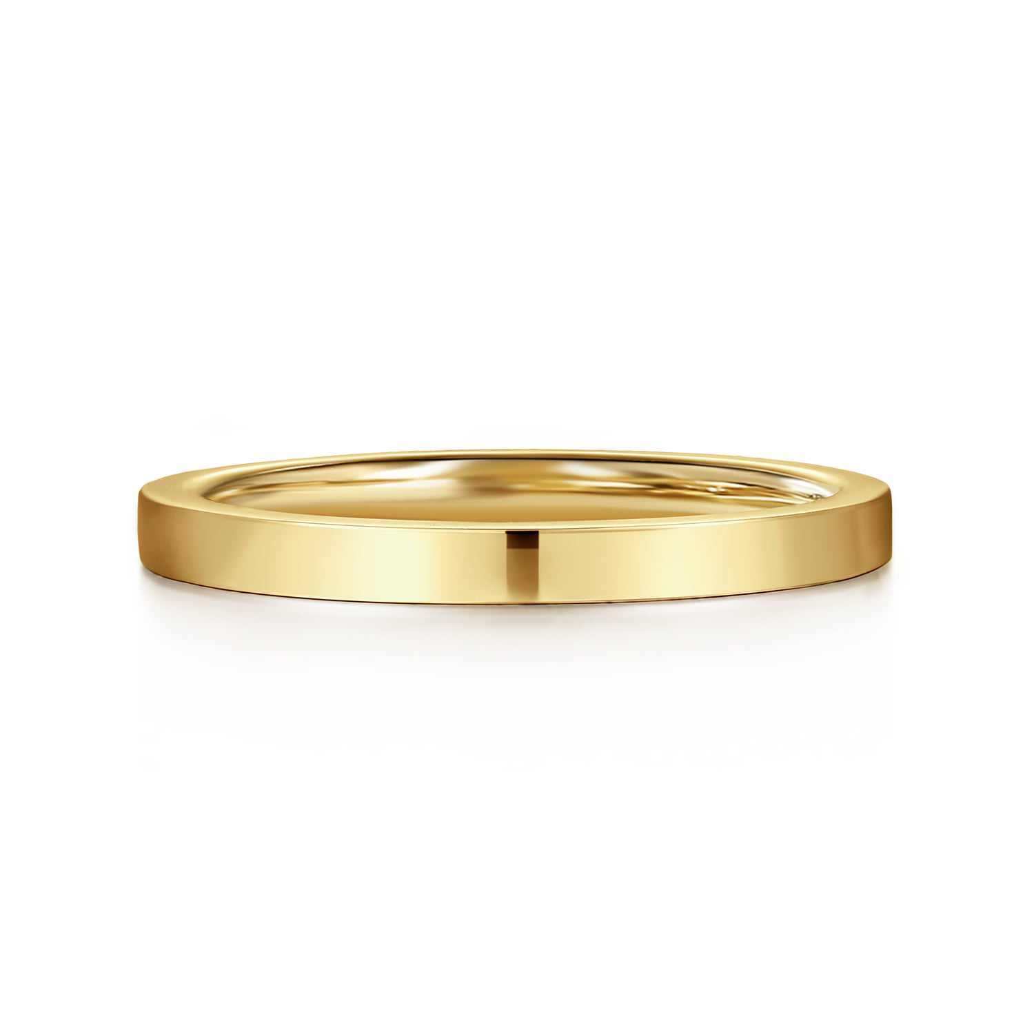 2mm High Polished Cigar Band