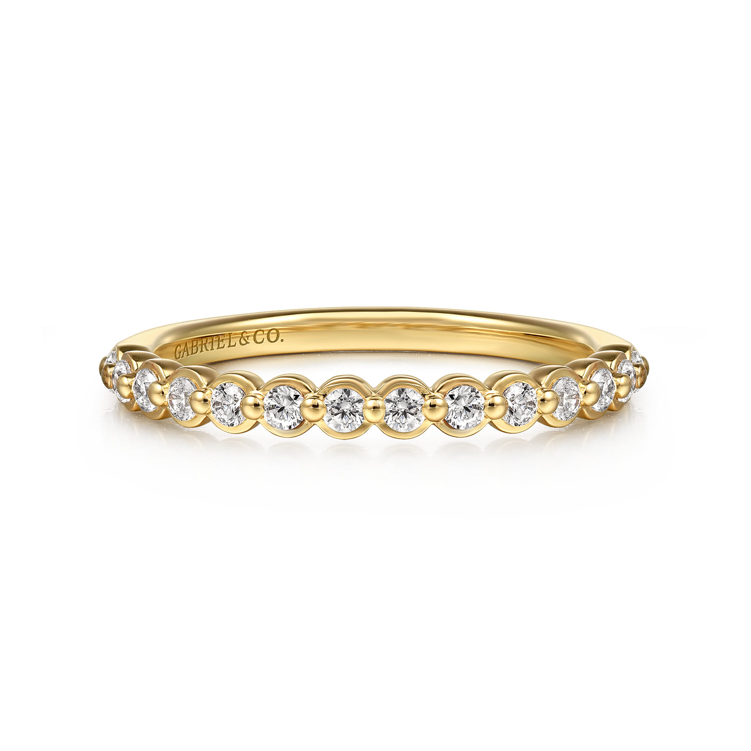 Diamond Anniversary Band in 14K Yellow Gold