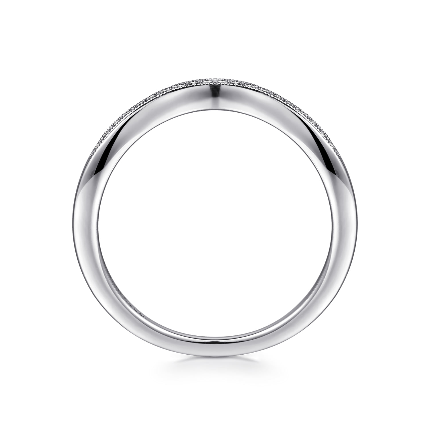 Diamond Anniversary Band in 14K White Gold, photograph 2