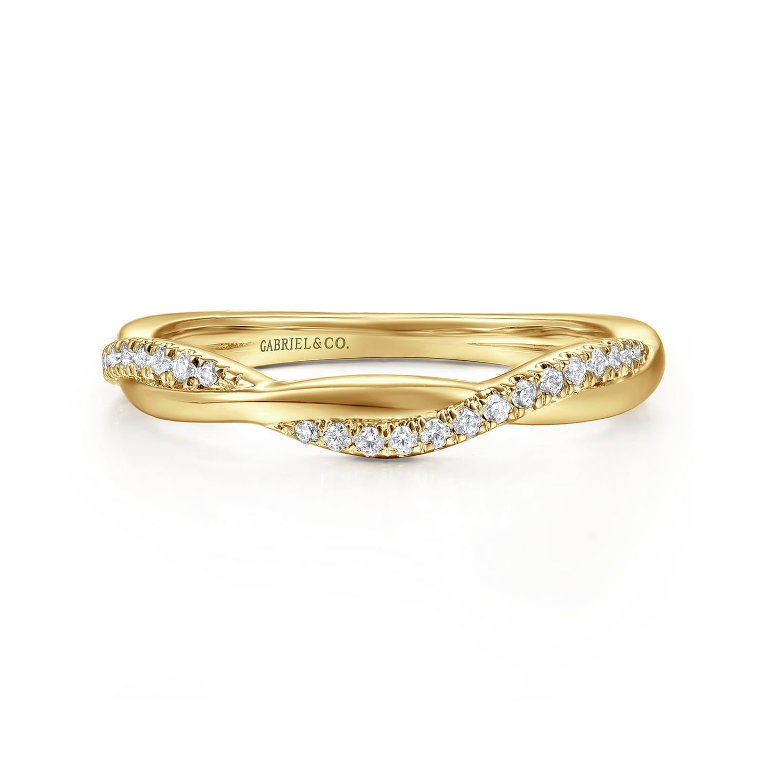 Diamond Anniversary Band in 14K Yellow Gold