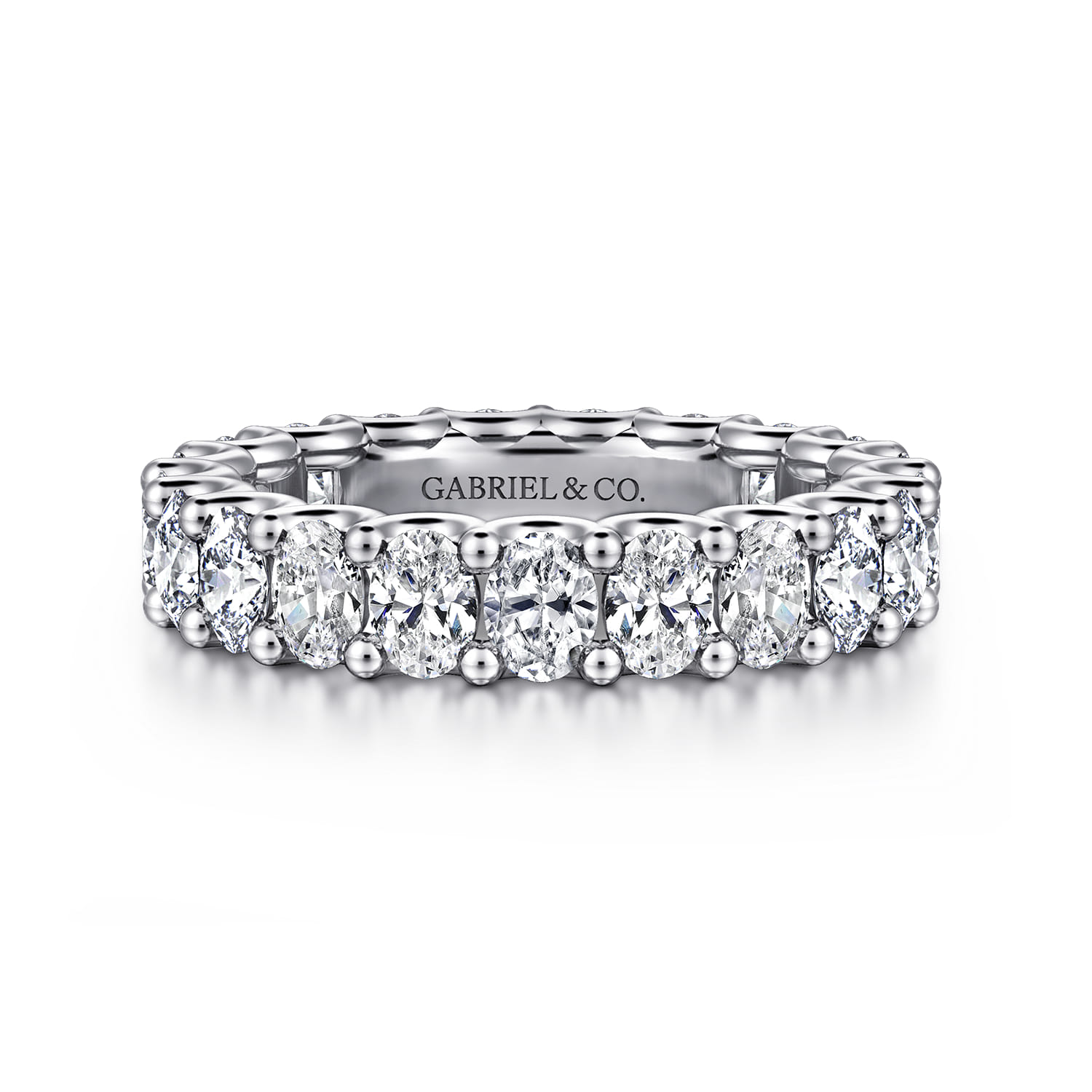 Scallop Setting Diamond Eternity Band