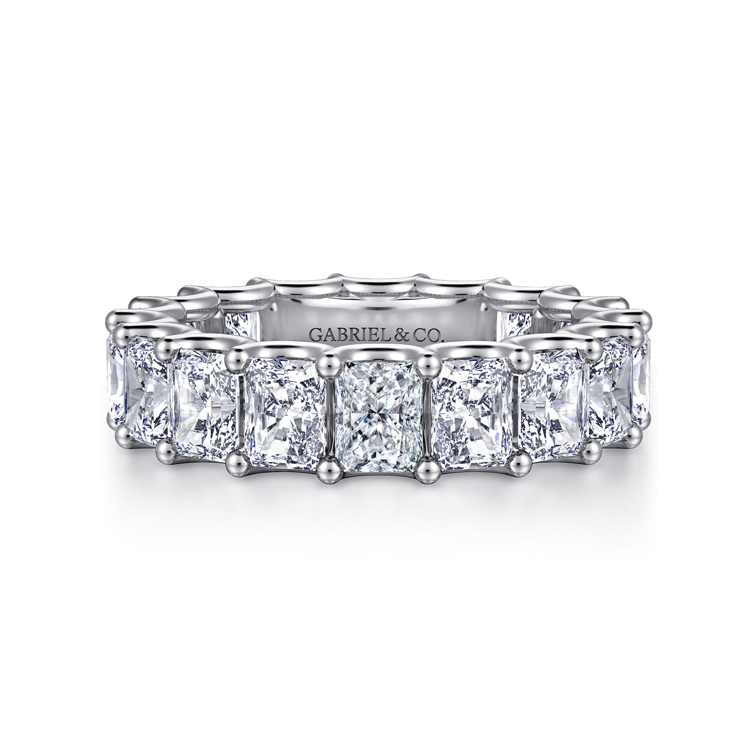 Scallop Setting Diamond Eternity Band