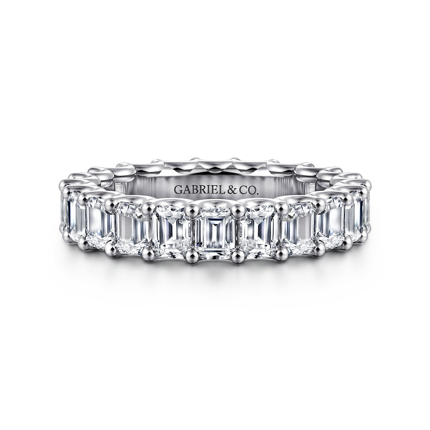 Scallop Setting Diamond Eternity Band