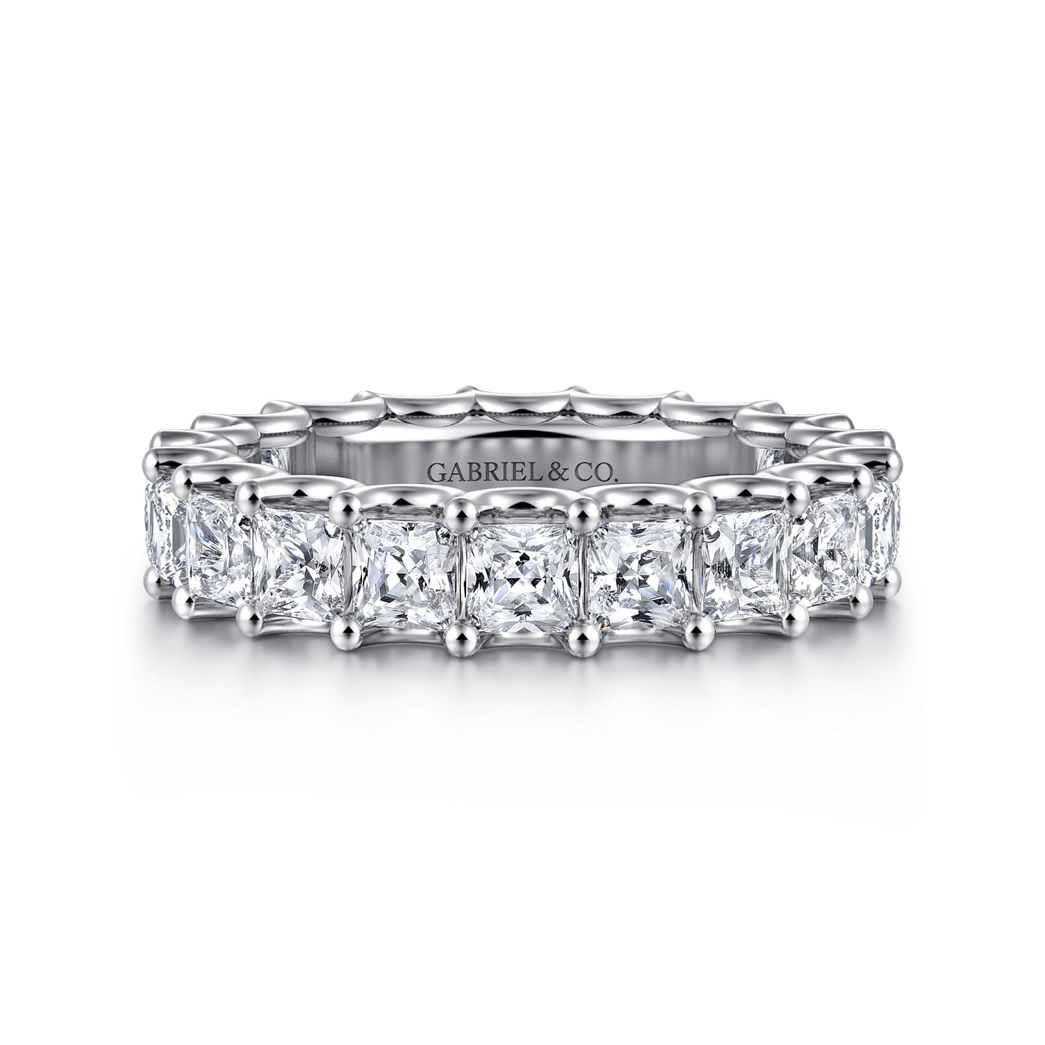 Scallop Setting Diamond Eternity Band