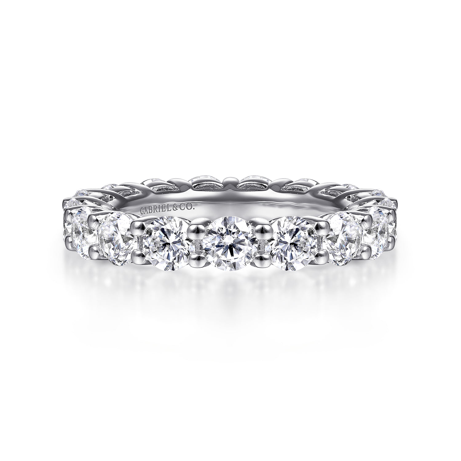 Shared Prong Diamond Eternity Band
