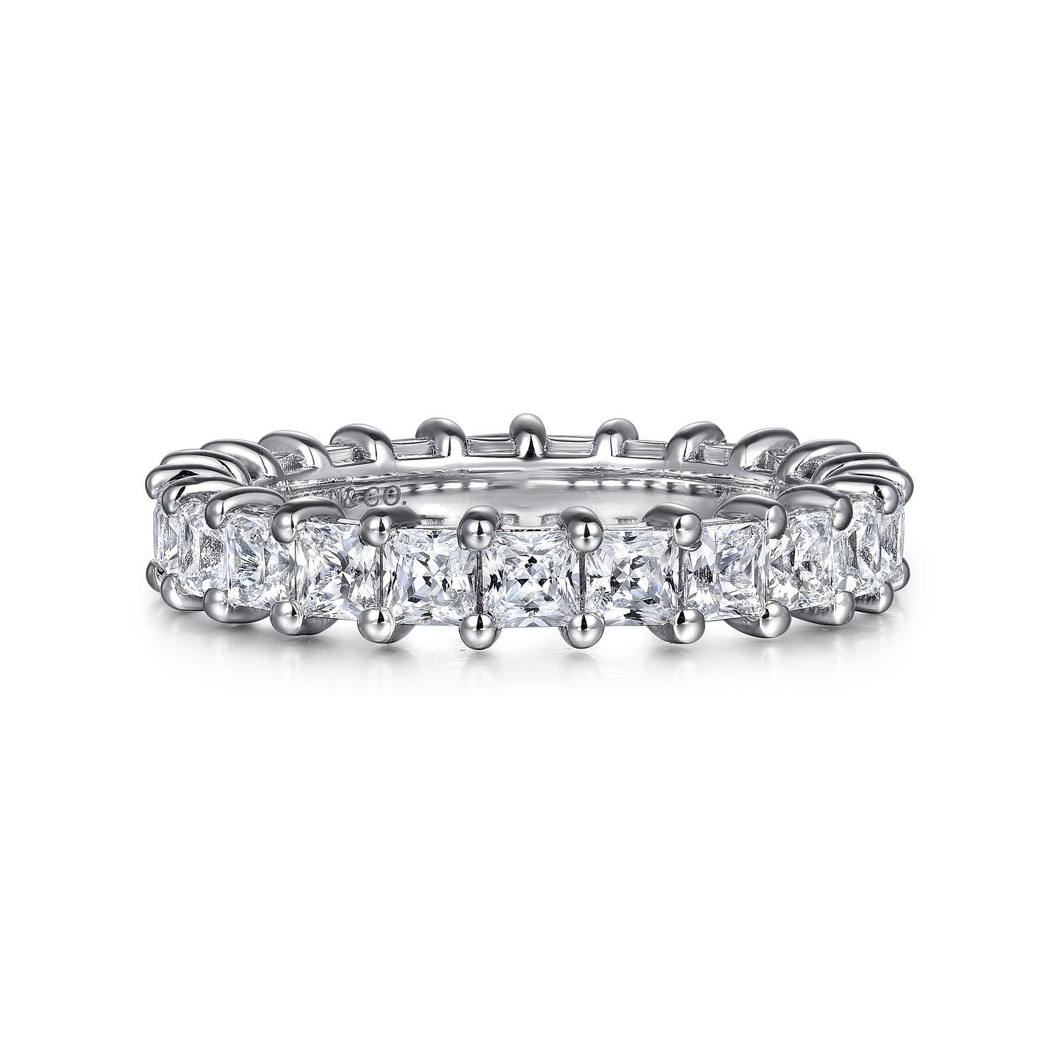 Shared Prong Diamond Eternity Band in 14K White Gold