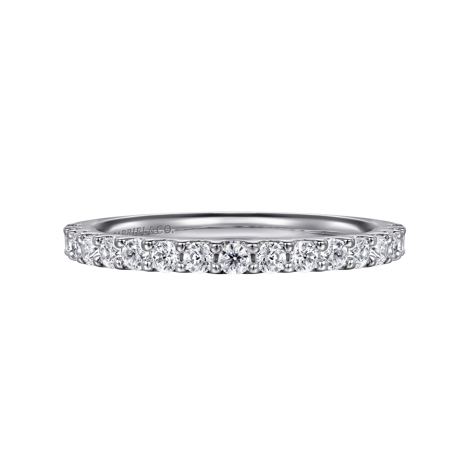 Shared Prong Diamond Wedding Band