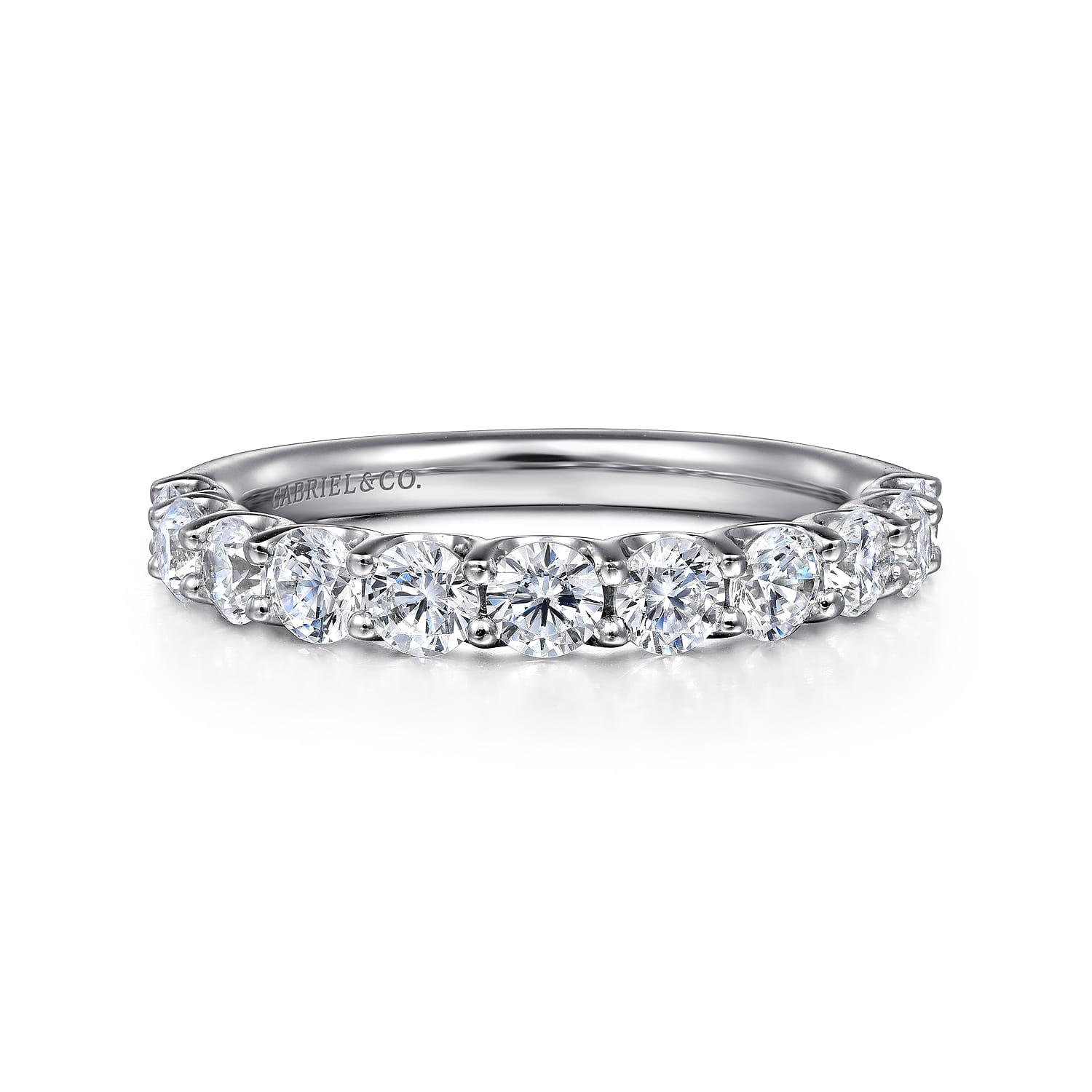 11 Stone Diamond Wedding Band