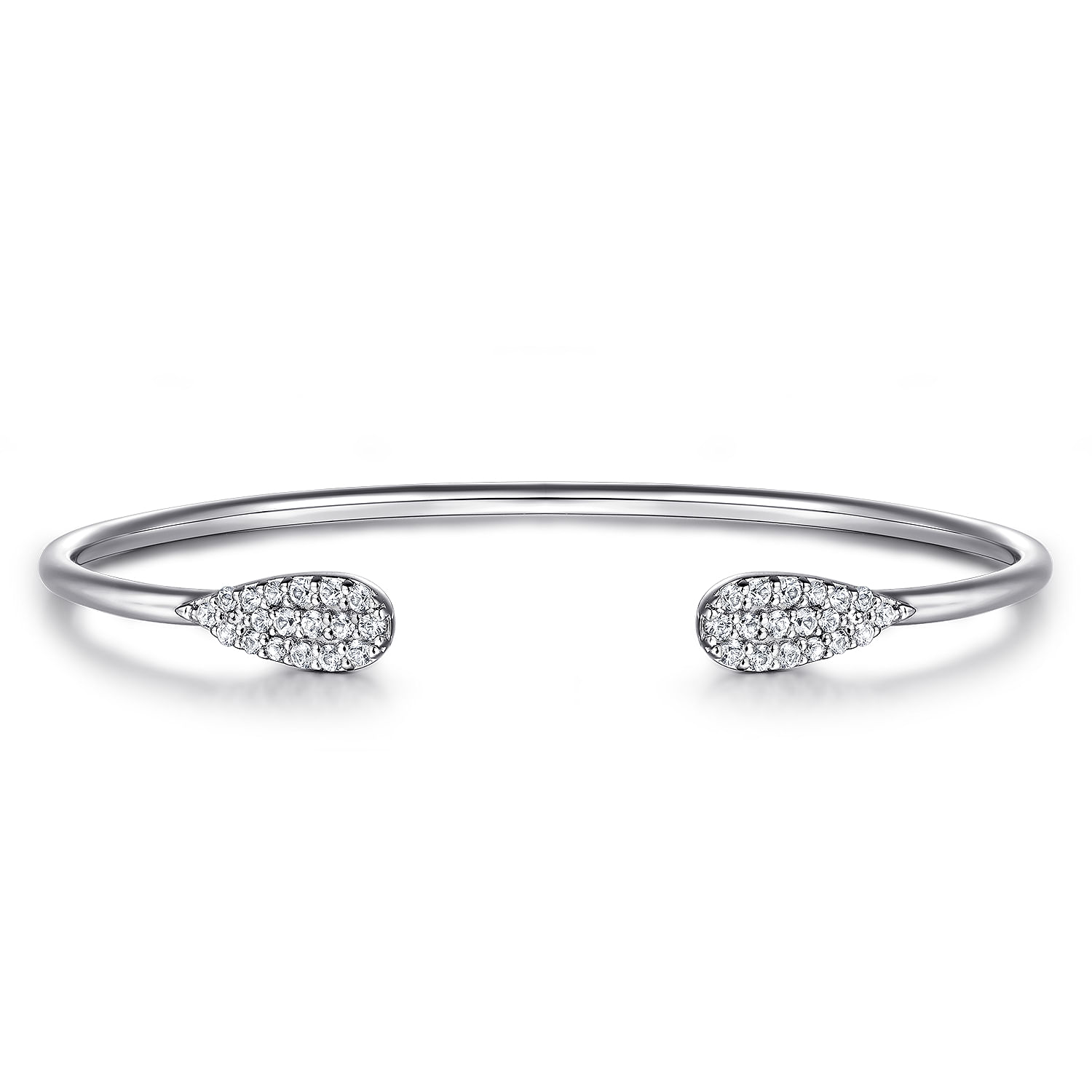 925 Silver Contemporary Bangle Bracelet. SKU: BG3951SVJWS