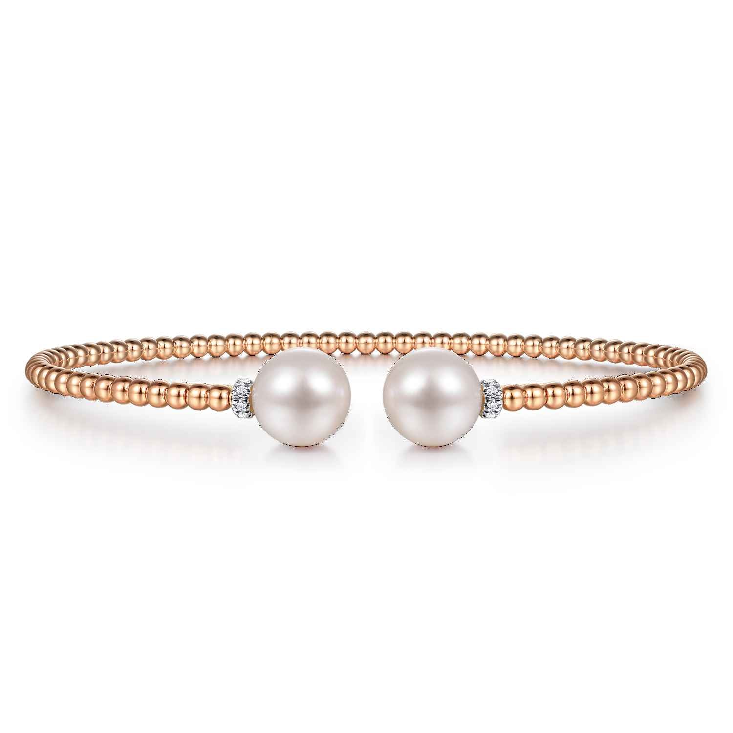 Bujukan Diamond and Pearl Split Bangle