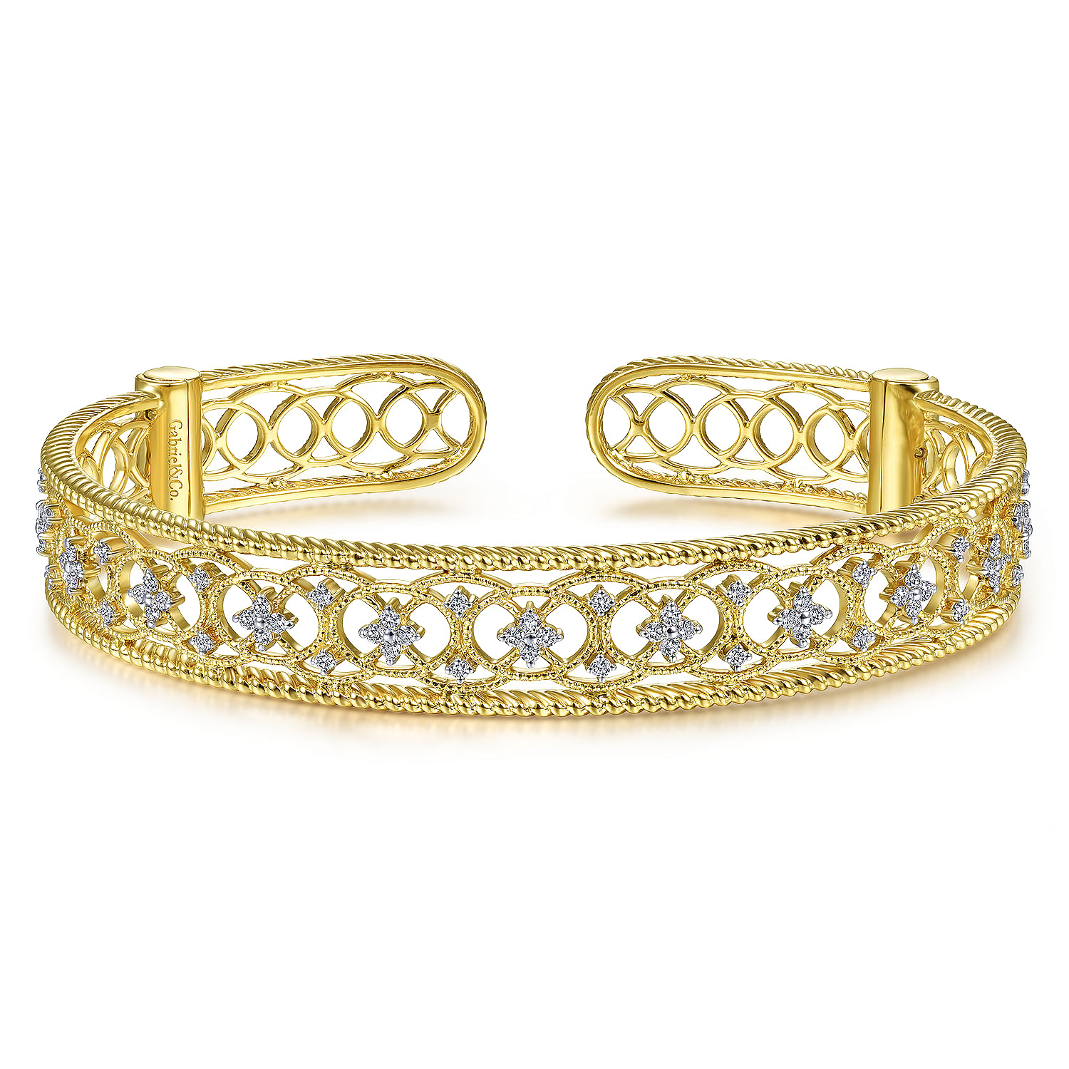 [VINTAGE HOLLYWOOD] 14K Gold☆Daisy Bracelet VINTAGE HOLLYWOOD] 14K Gold☆Daisy Bracelet VINTAGE