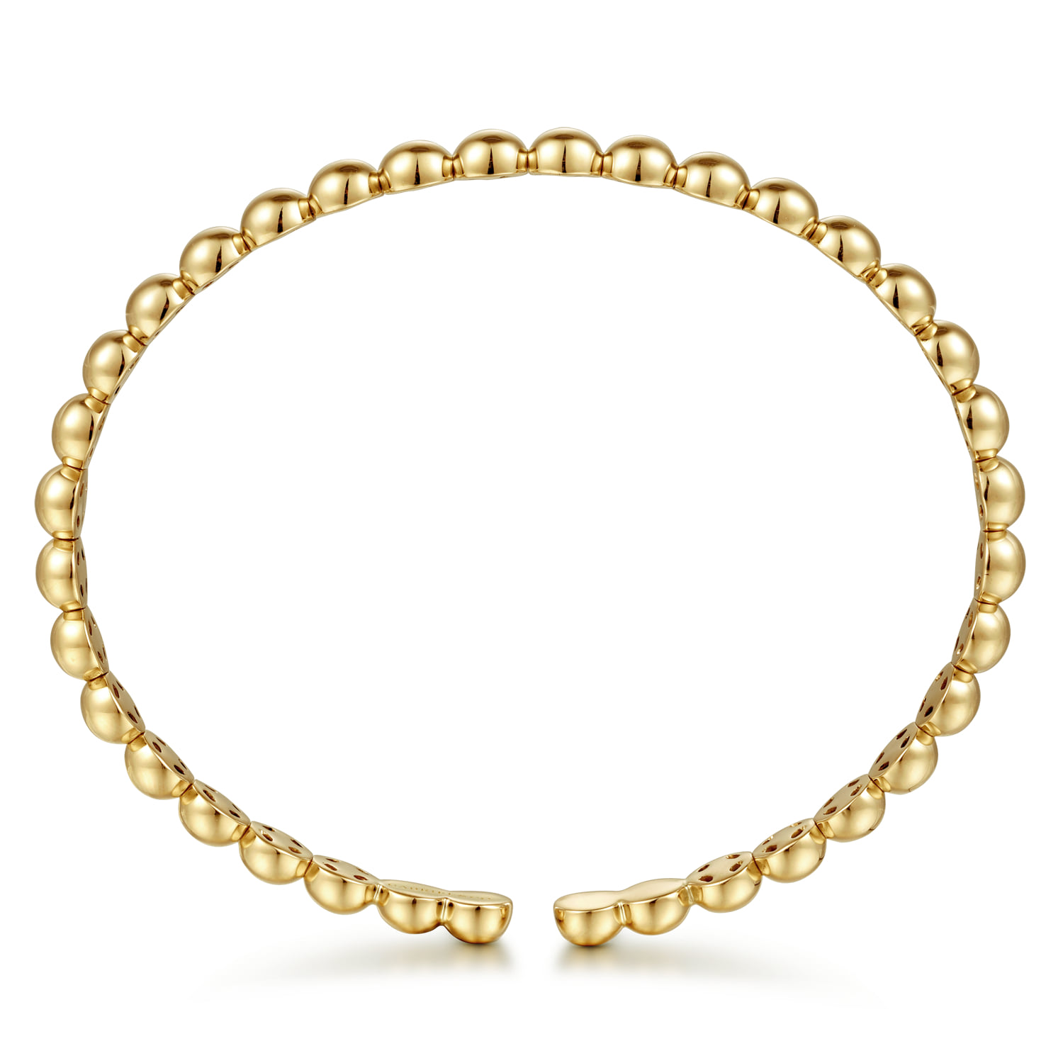 Open Bujukan Cuff Bracelet in 14K Yellow Gold, photograph 3