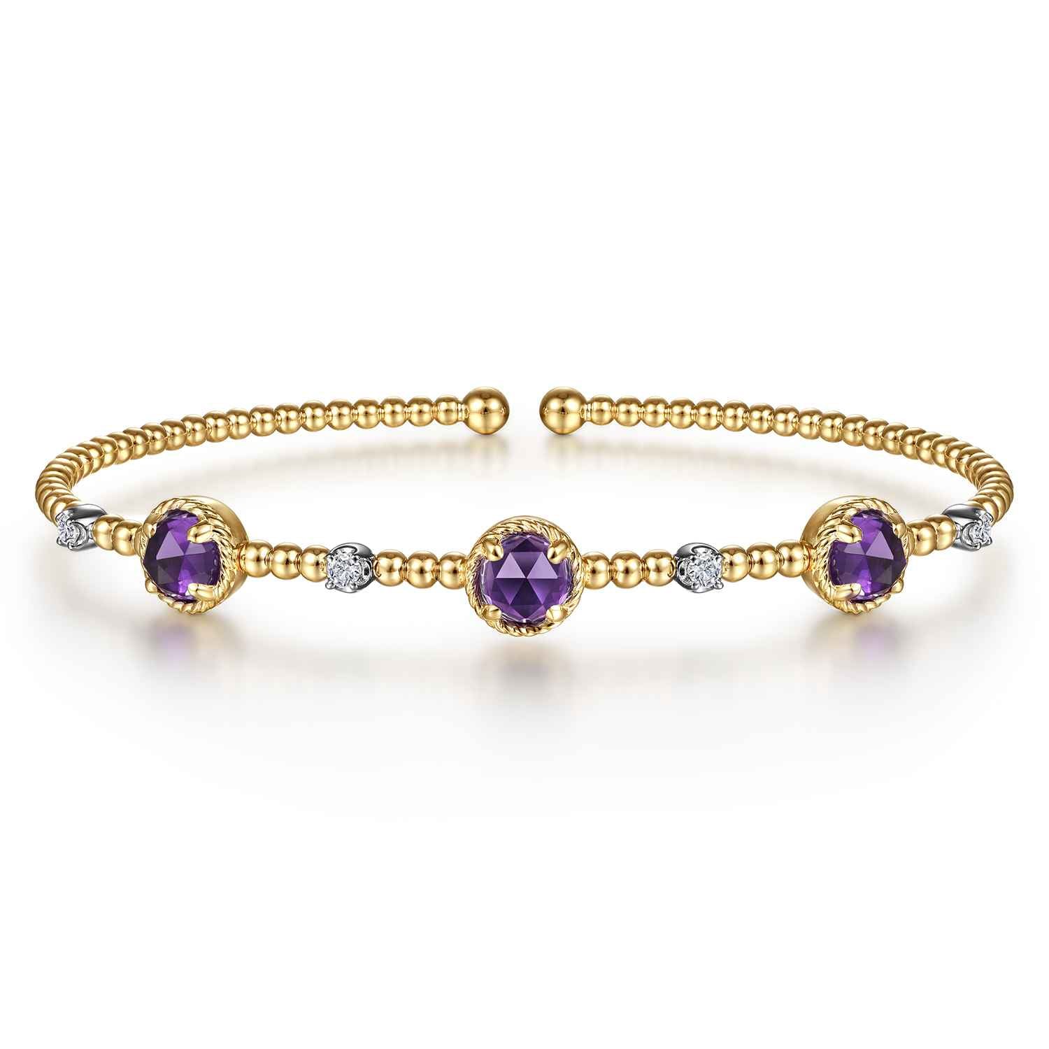 Amethyst and Diamond Station Bujukan Bangle