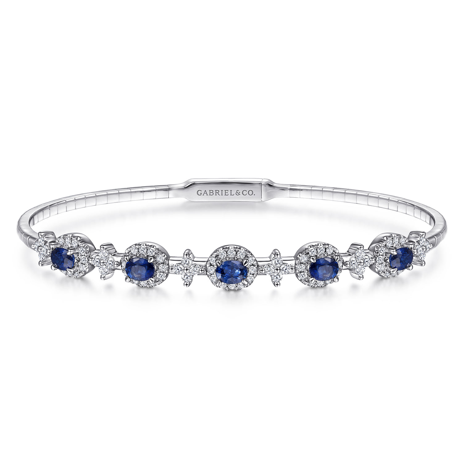Diamond Sapphire Bangle