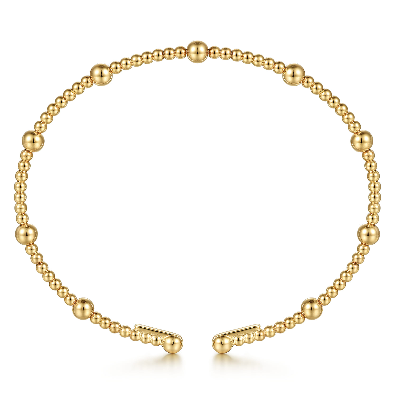 Bujukan Split Bangle in 14K Yellow Gold, photograph 3