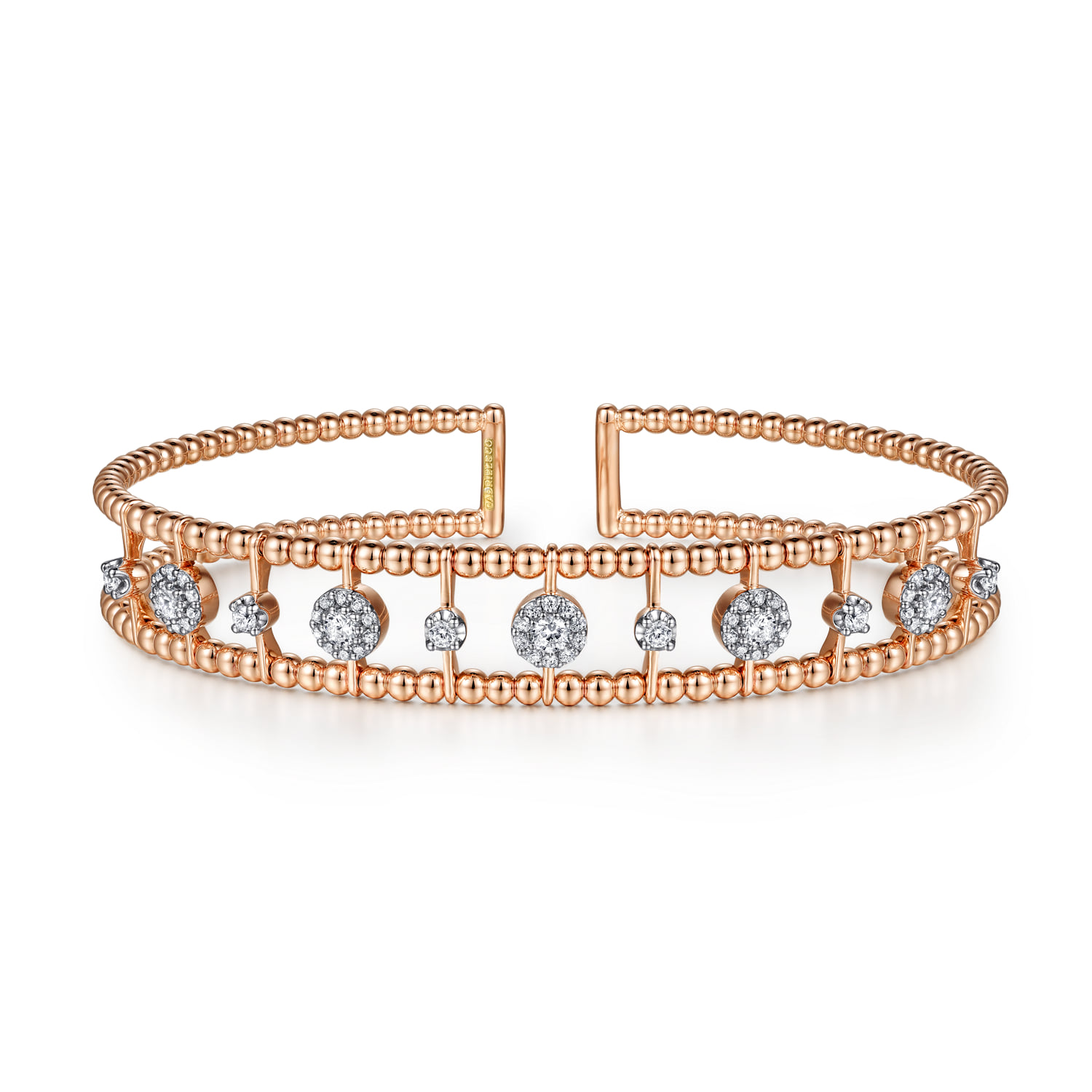 Bujukan Diamond Cluster Cuff Bangle