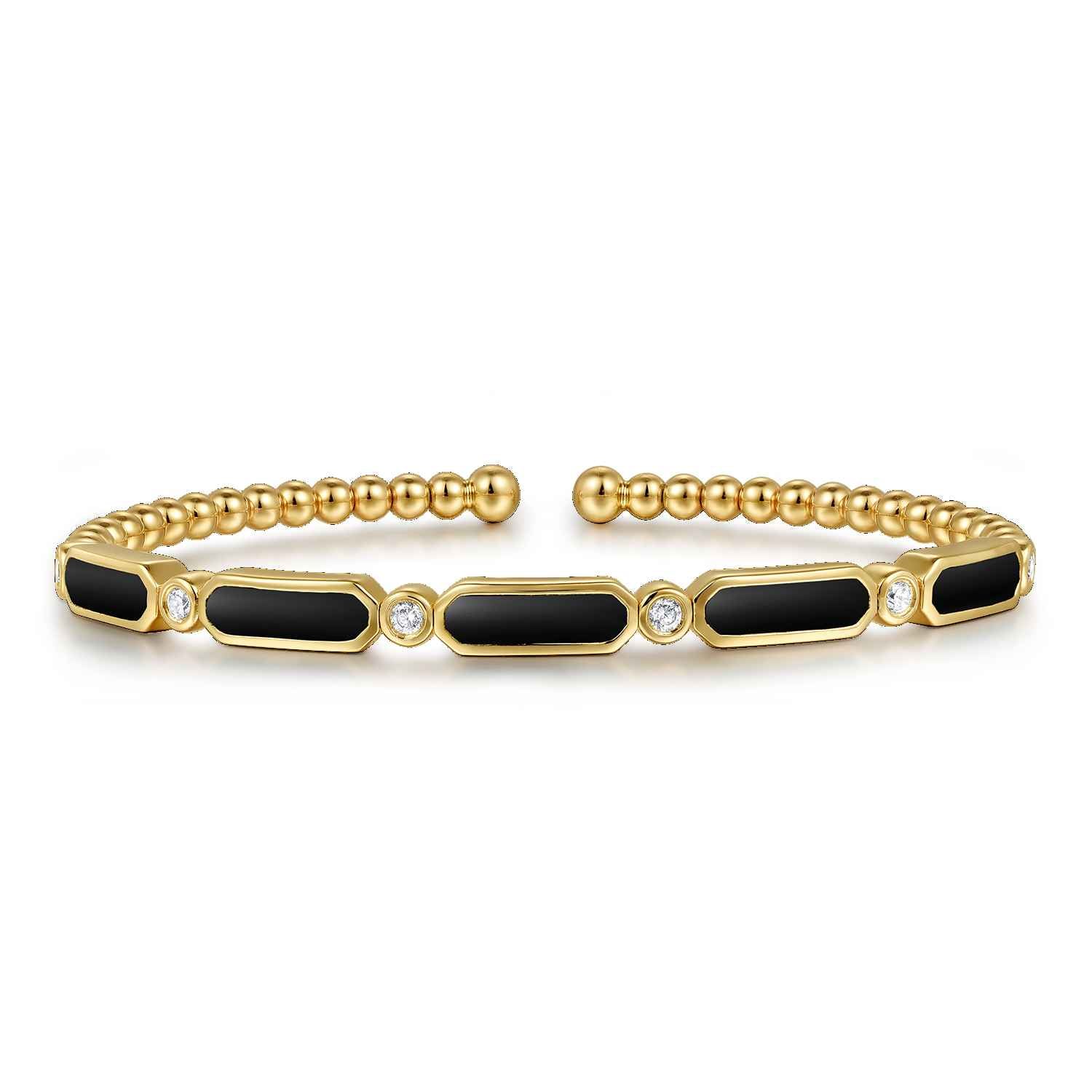 Diamond and Onyx Bujukan Bangle