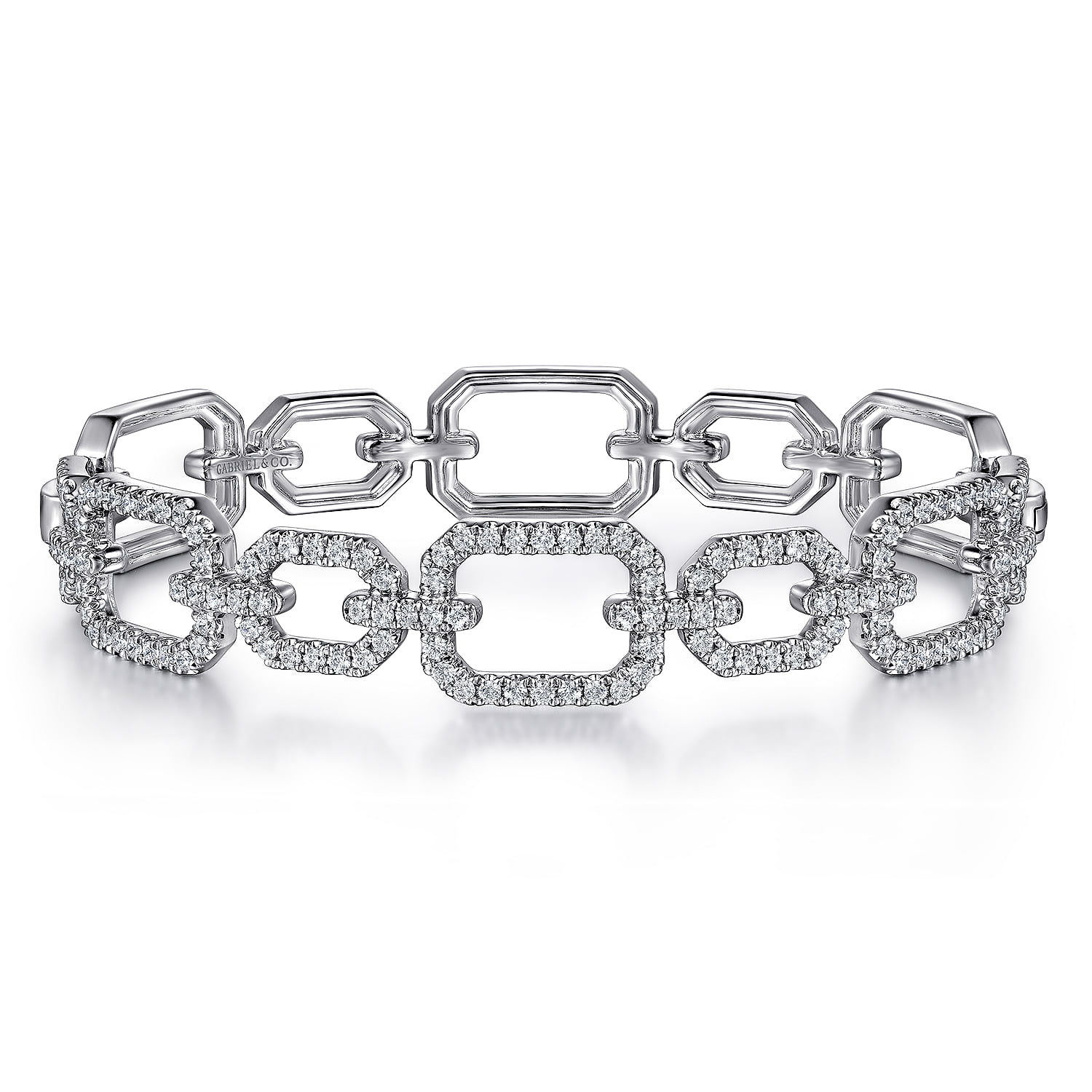 Diamond Link Bangle