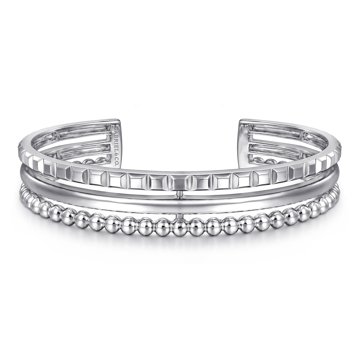 Bujukan and Pyramid Triple Row Bangle